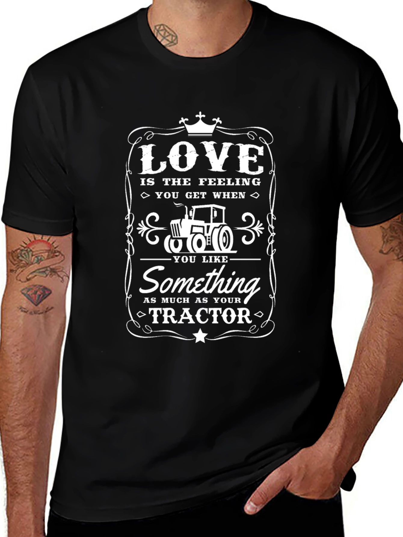 Love Tractor T-Shirt - Funny Farm Tee