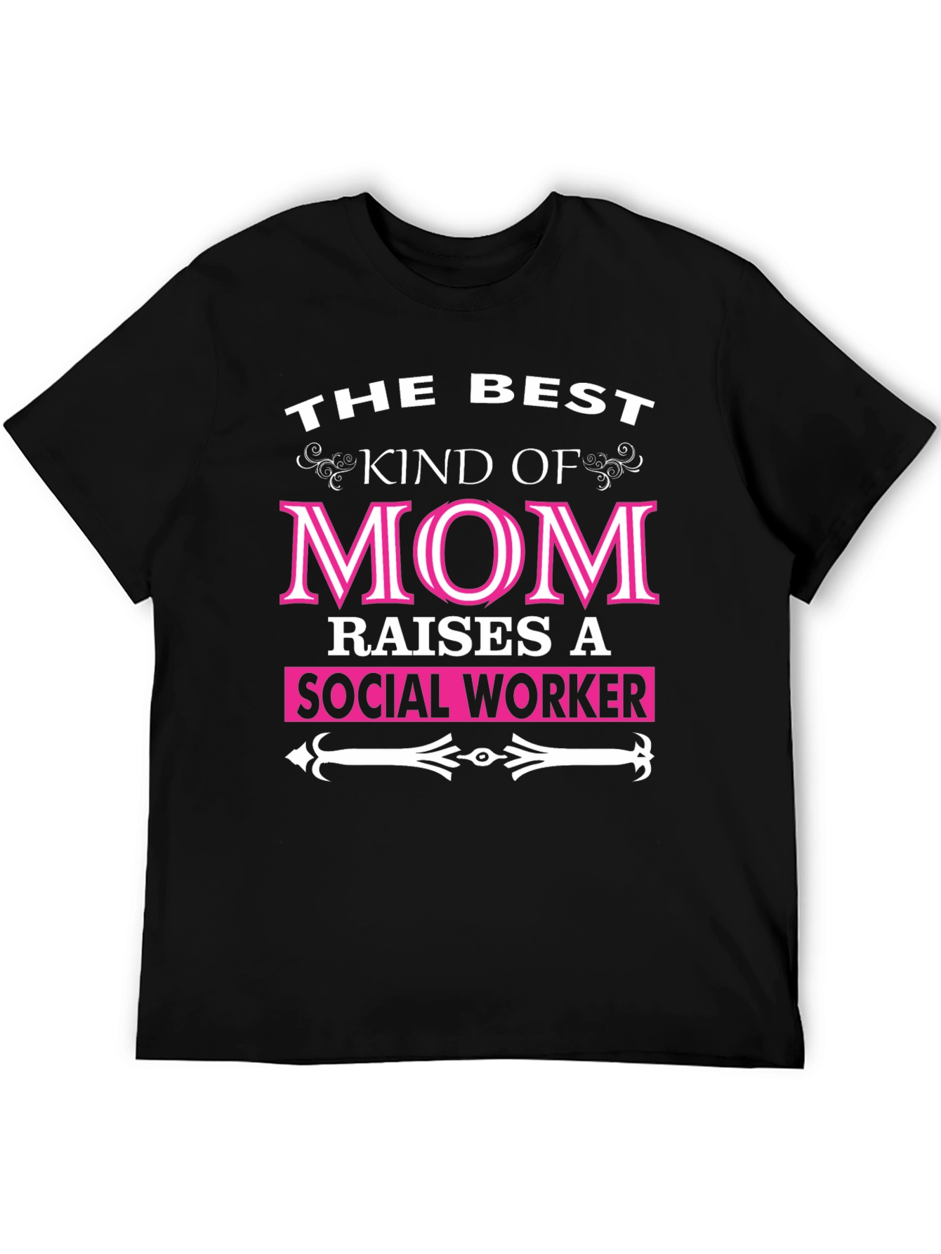 Best Kind of Mom Social Worker Graphic T-Shirt