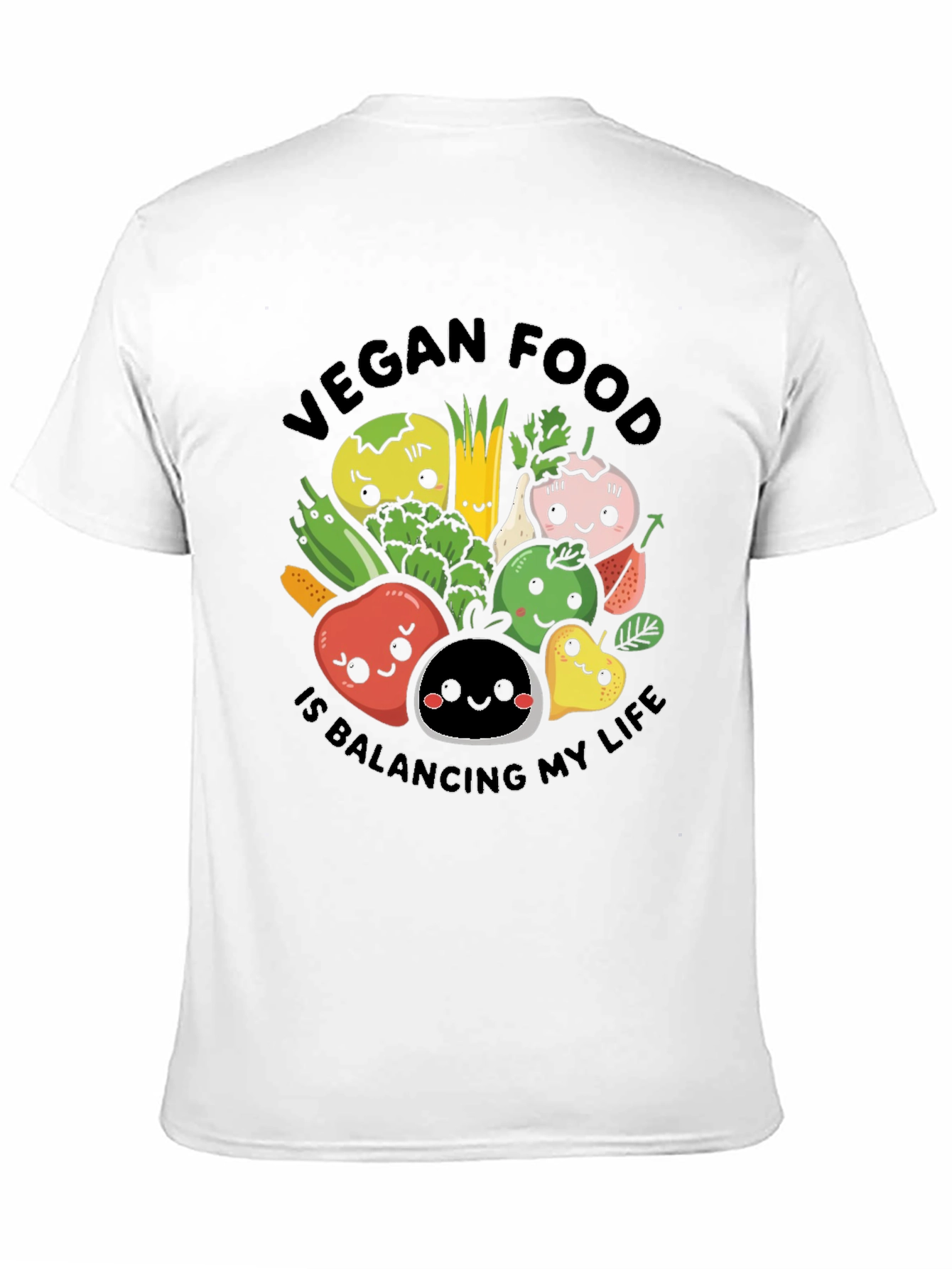 Vegan Food Balancing Act T-Shirt