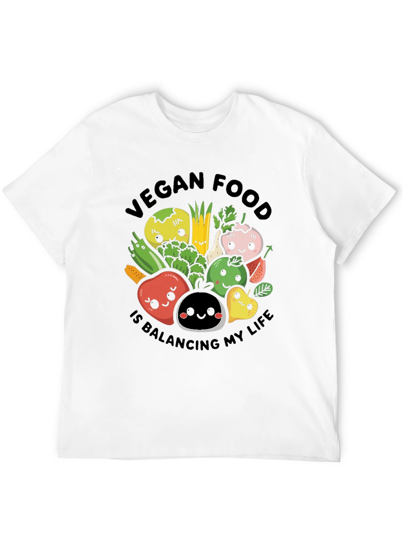 Vegan Food Balancing Act T-Shirt