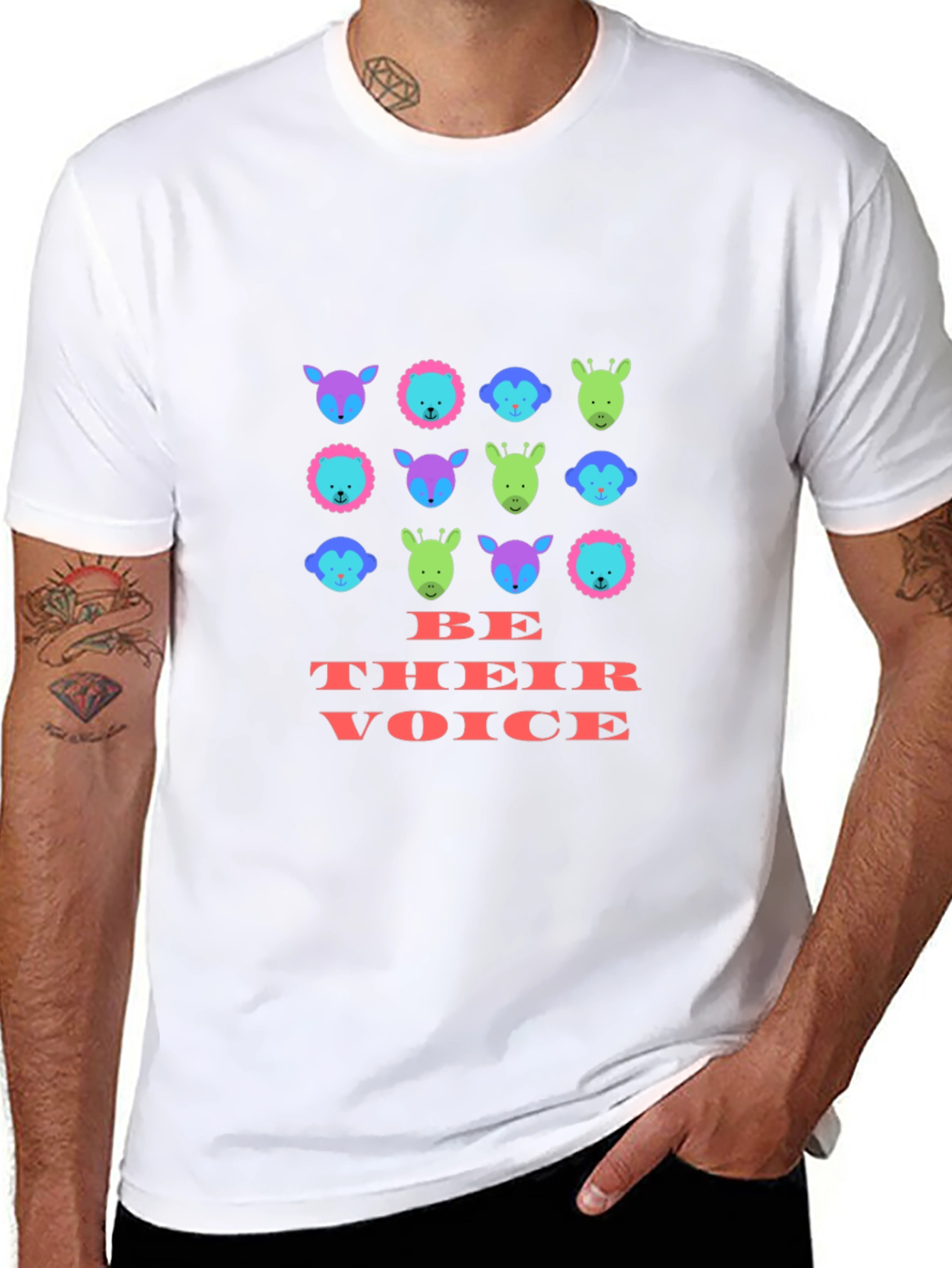 Be Their Voice T-Shirt: Animal Lover Tee