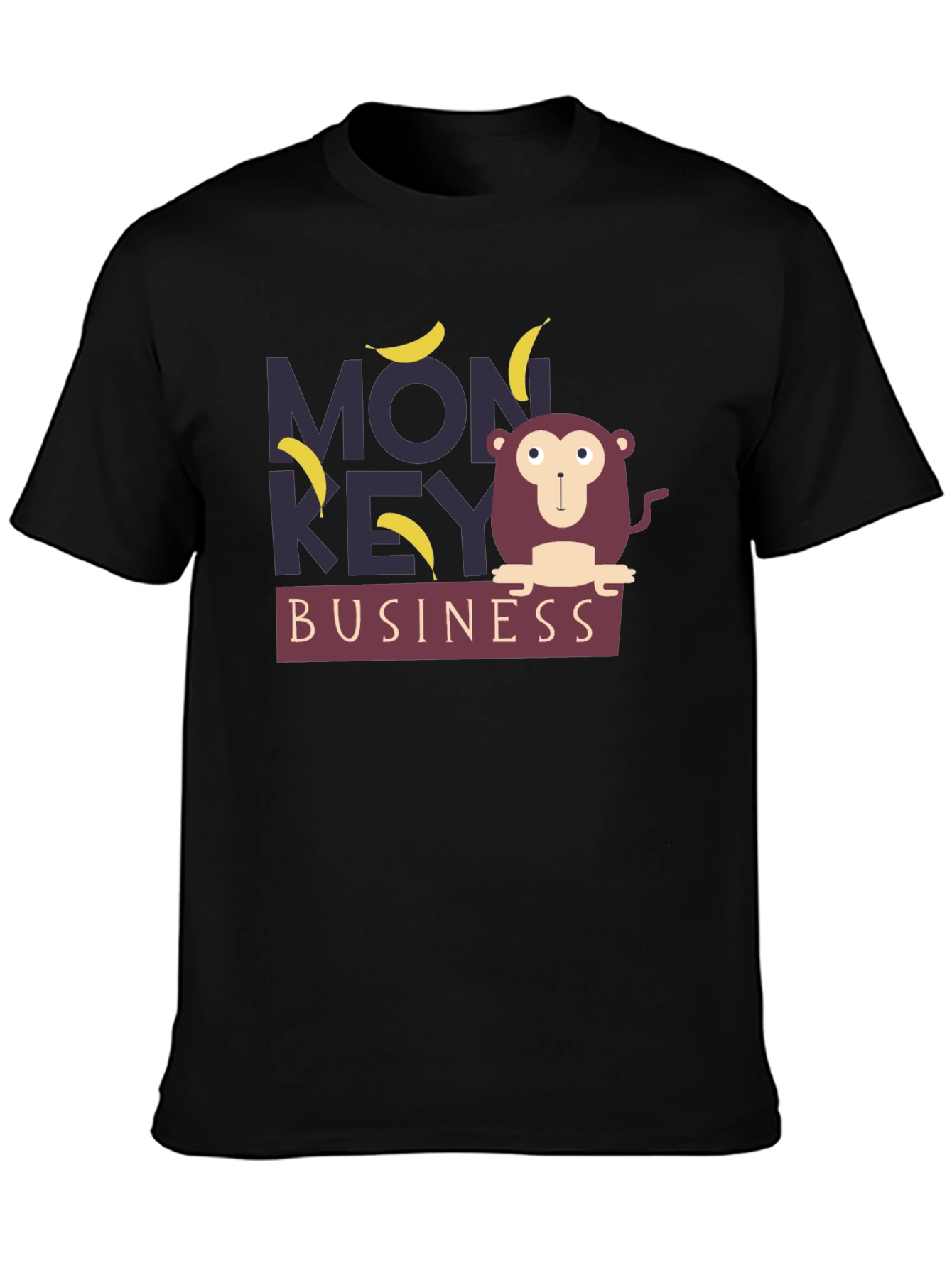 Monkey Business Graphic Tee - Fun Novelty T-Shirt