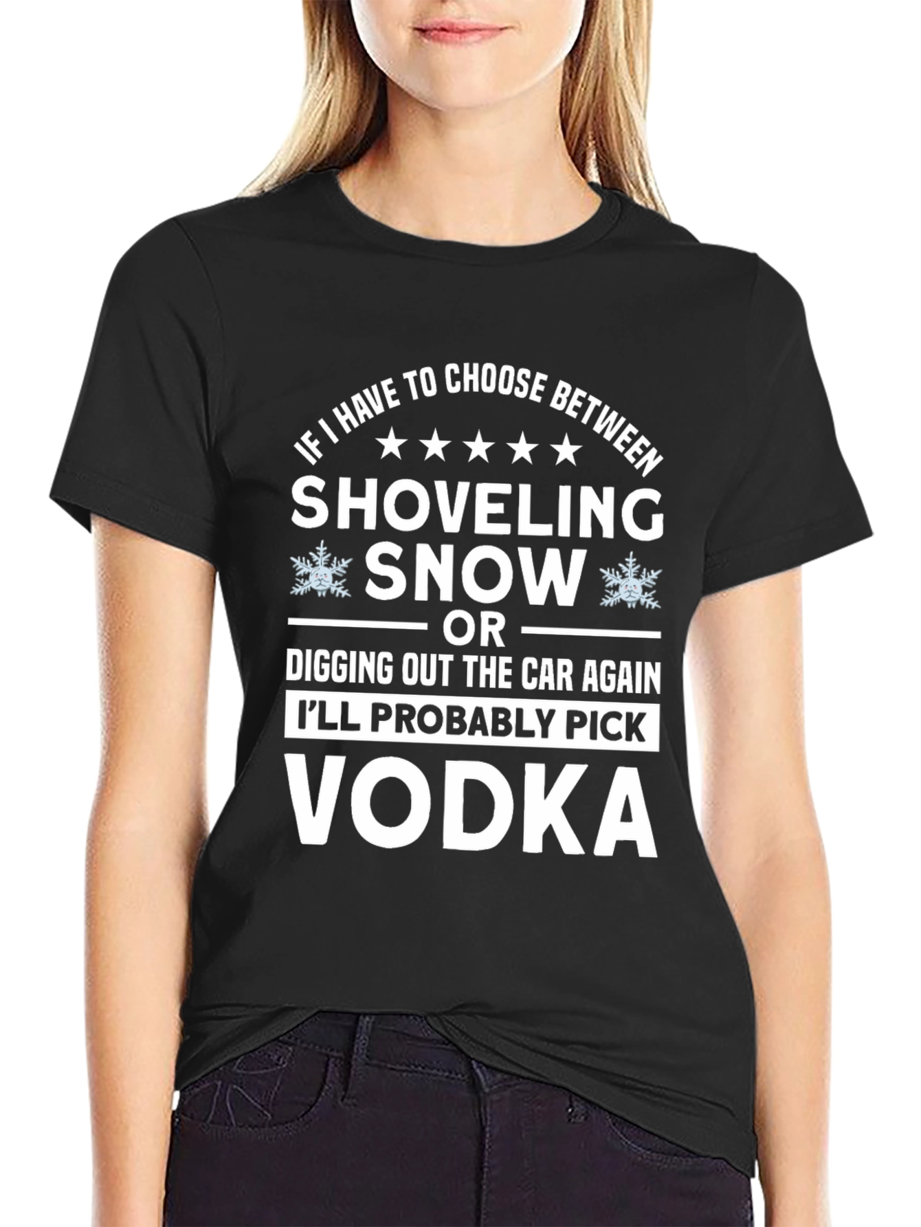 Funny Vodka Winter Choice T-Shirt