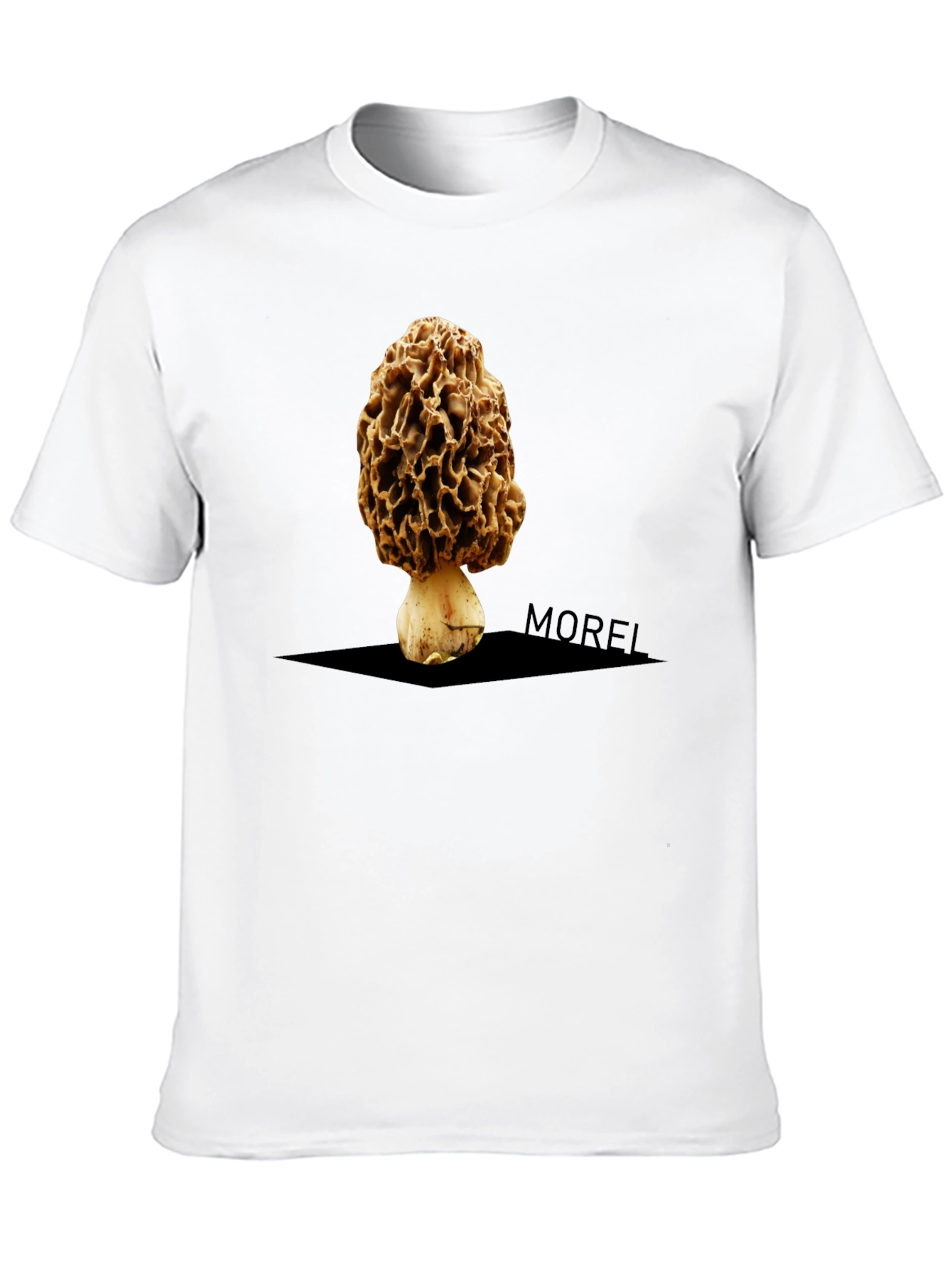 Morel Mushroom Graphic T-Shirt - Unique Nature Tee