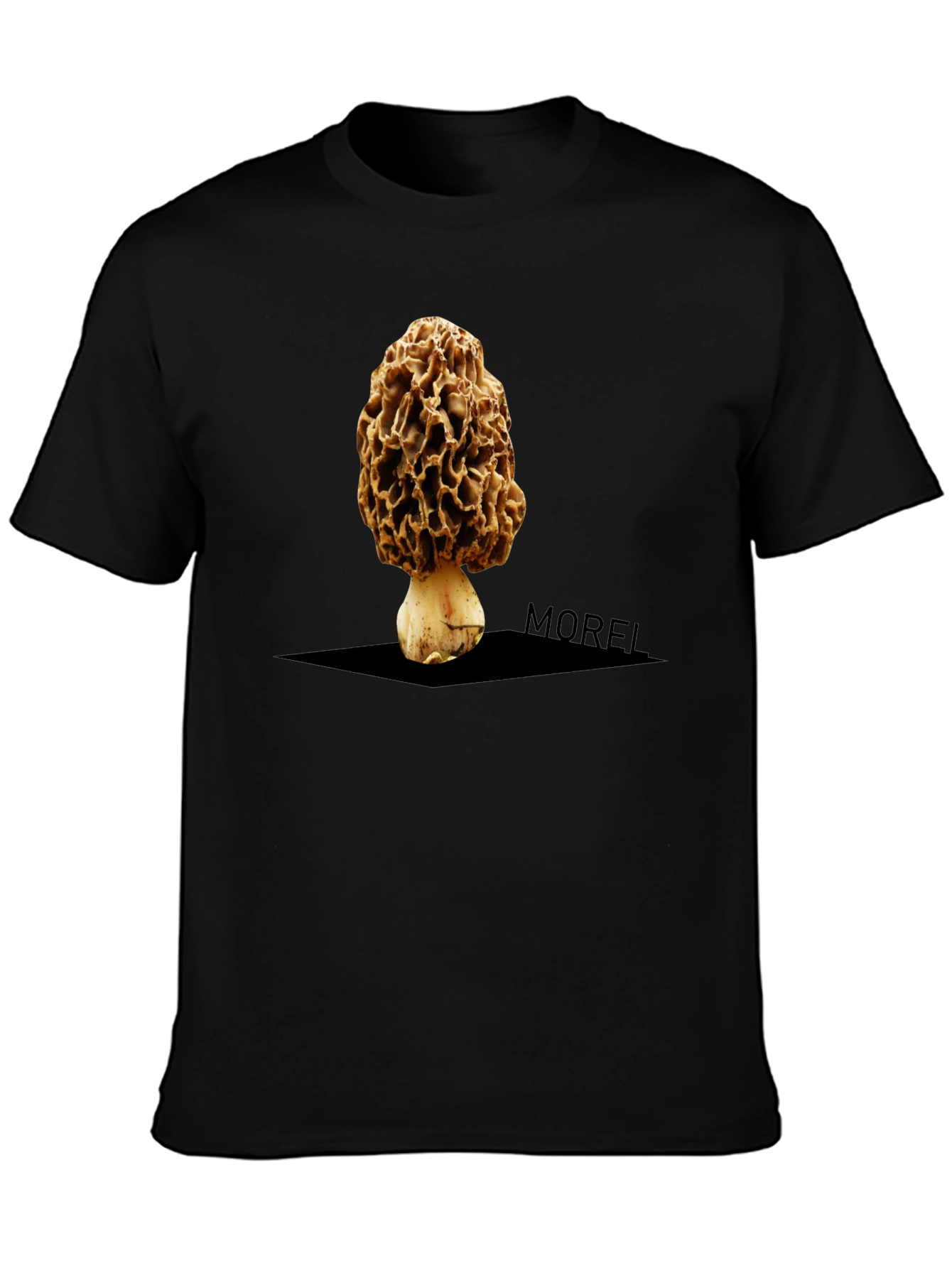 Morel Mushroom Graphic T-Shirt - Unique Nature Tee