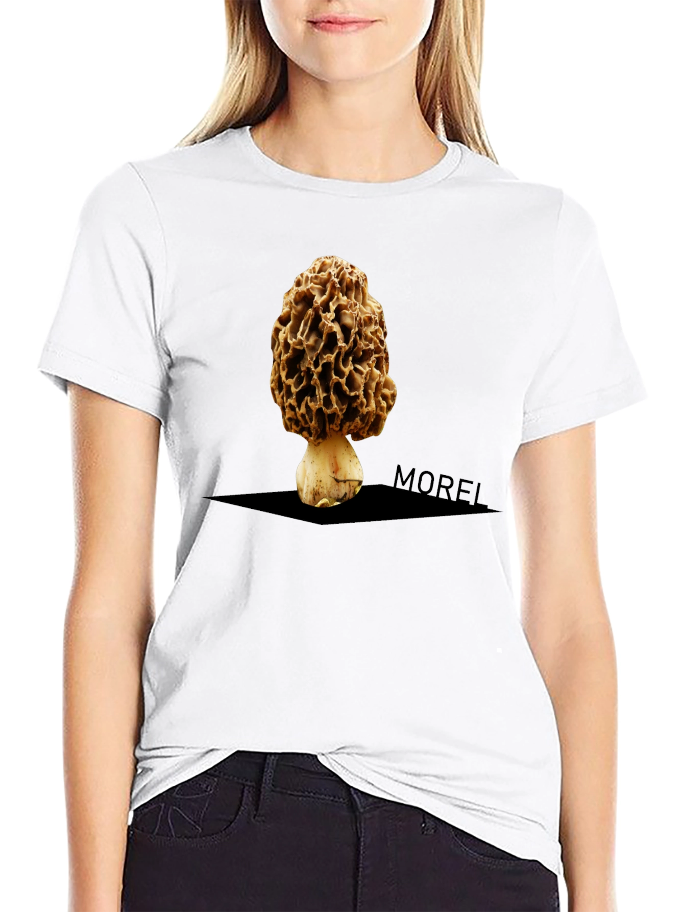 Morel Mushroom Graphic T-Shirt - Unique Nature Tee