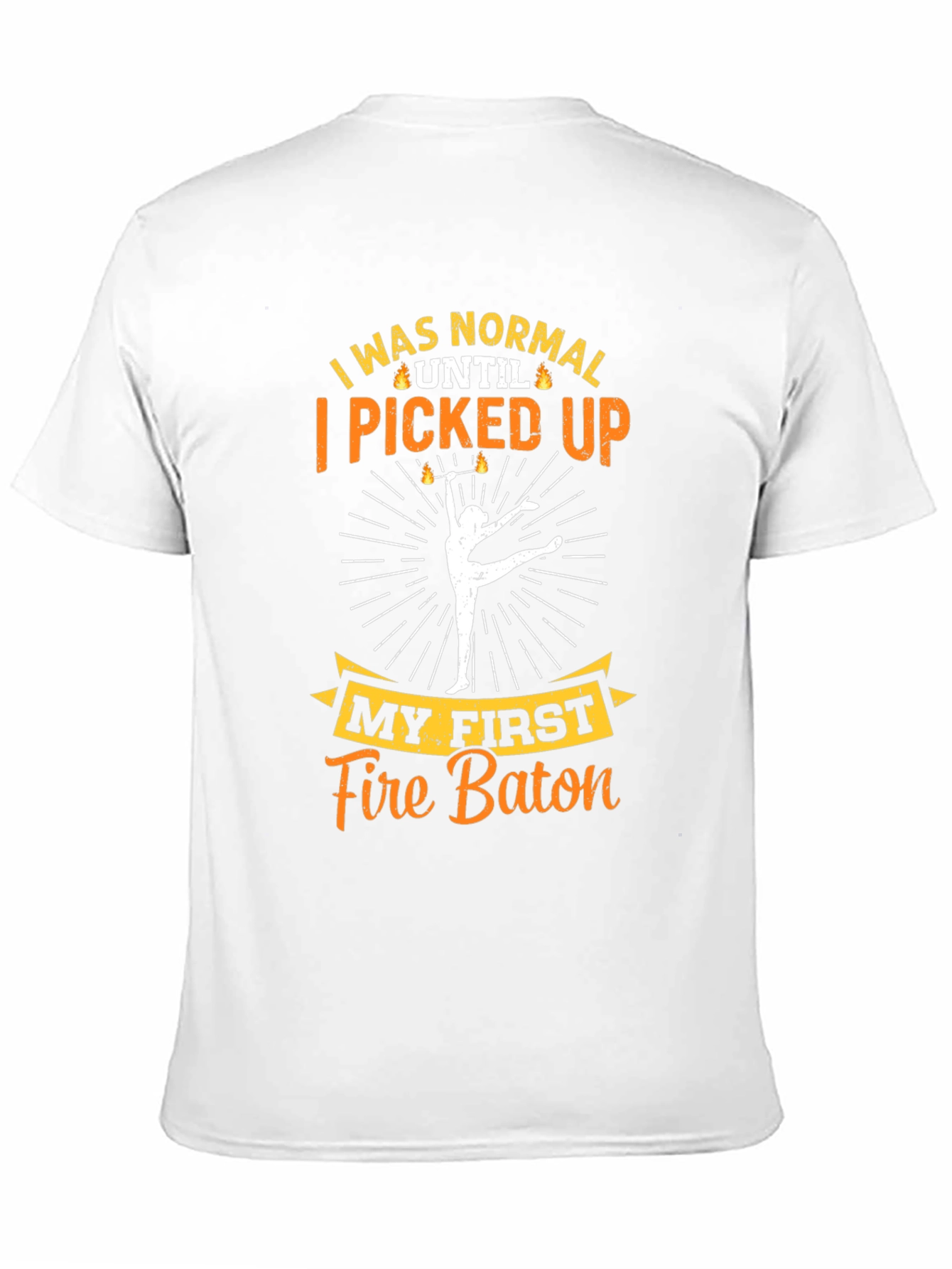 Fire Baton Twirling T-Shirt