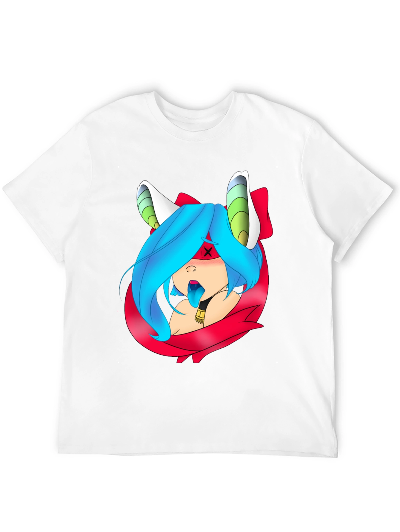 Anime Girl Graphic Tee - Unique Design Black T-Shirt