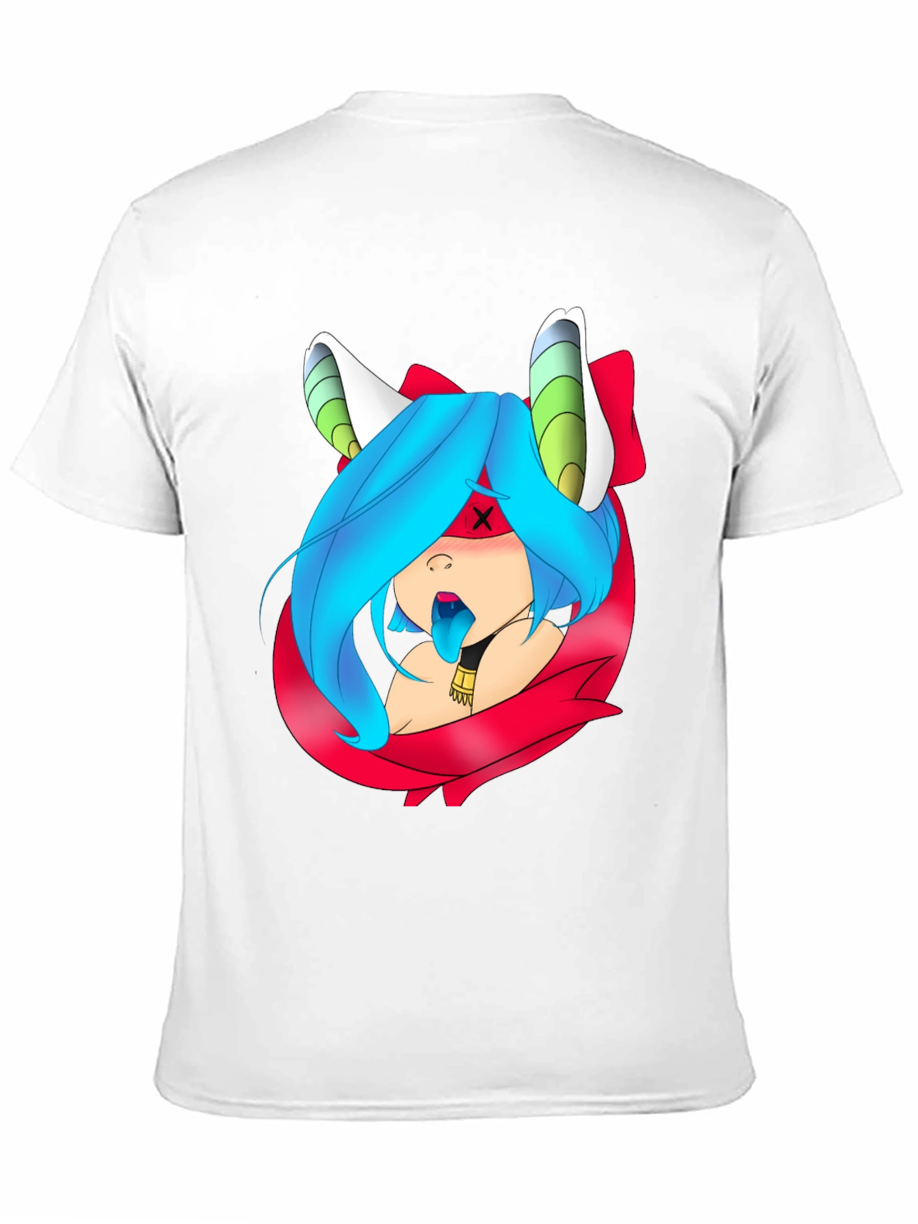 Anime Girl Graphic Tee - Unique Design Black T-Shirt