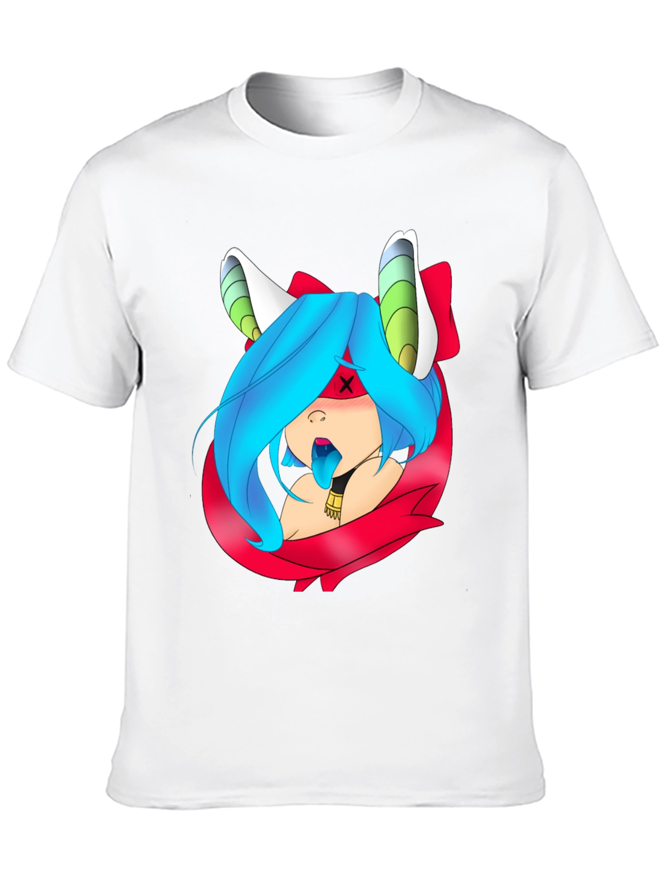 Anime Girl Graphic Tee - Unique Design Black T-Shirt