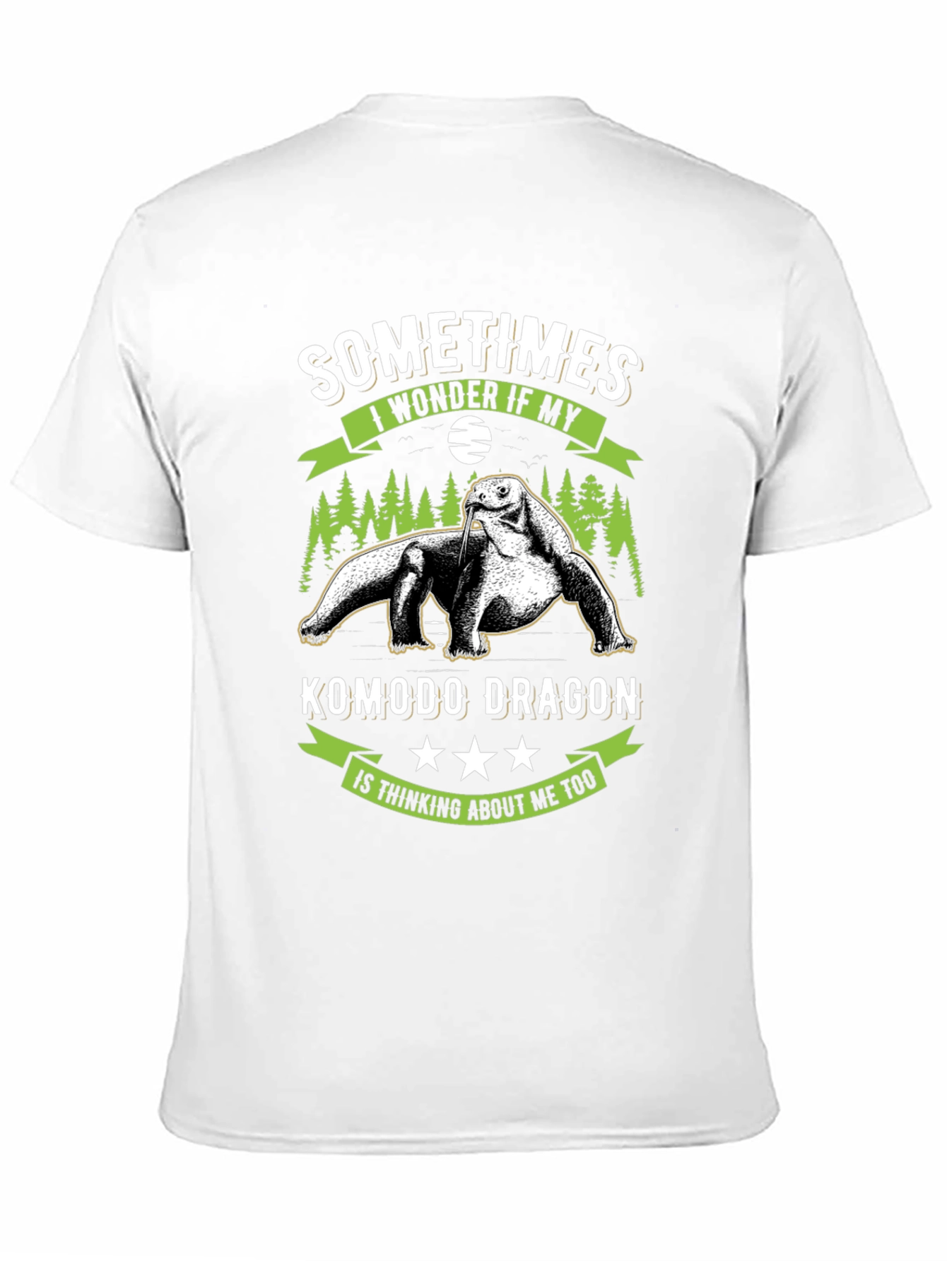 Komodo Dragon T-Shirt: Sometimes I Wonder