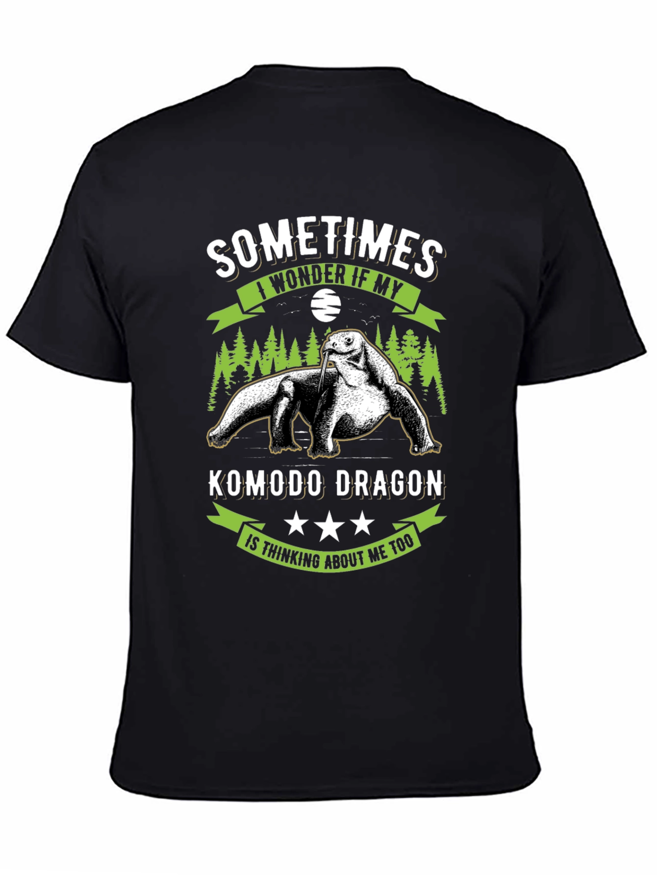 Komodo Dragon T-Shirt: Sometimes I Wonder