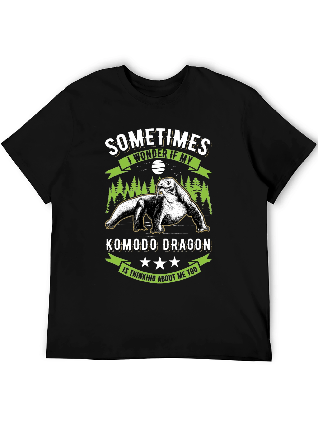 Komodo Dragon T-Shirt: Sometimes I Wonder