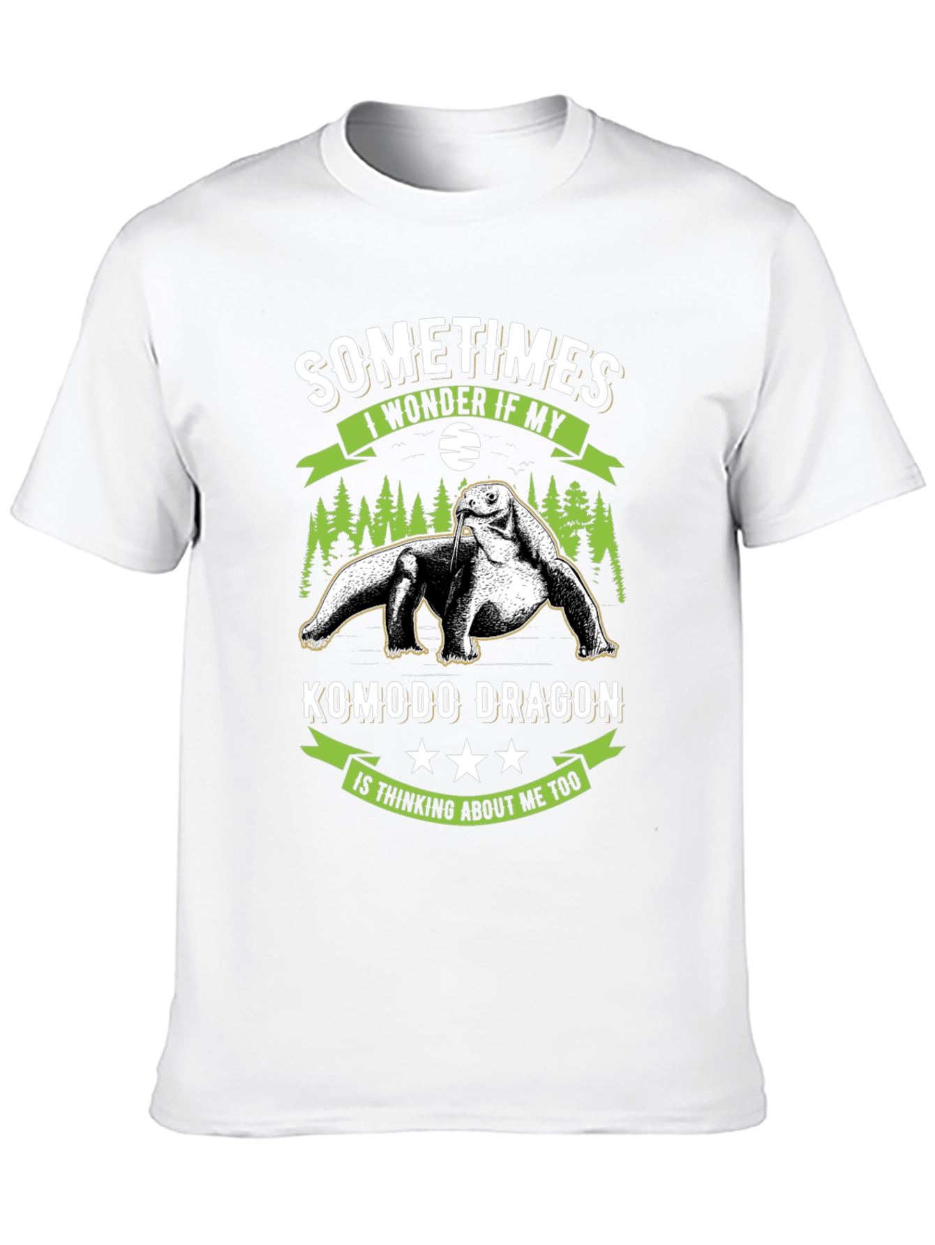 Komodo Dragon T-Shirt: Sometimes I Wonder