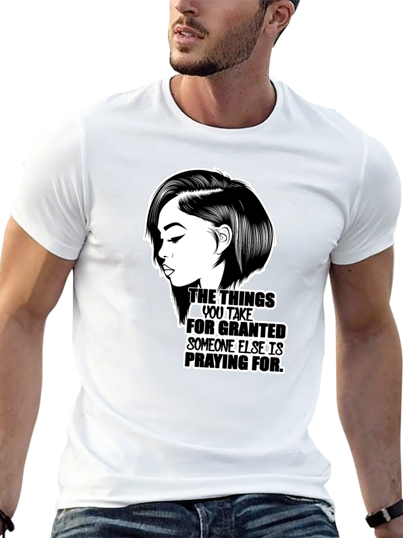 Praying For T-Shirt Black