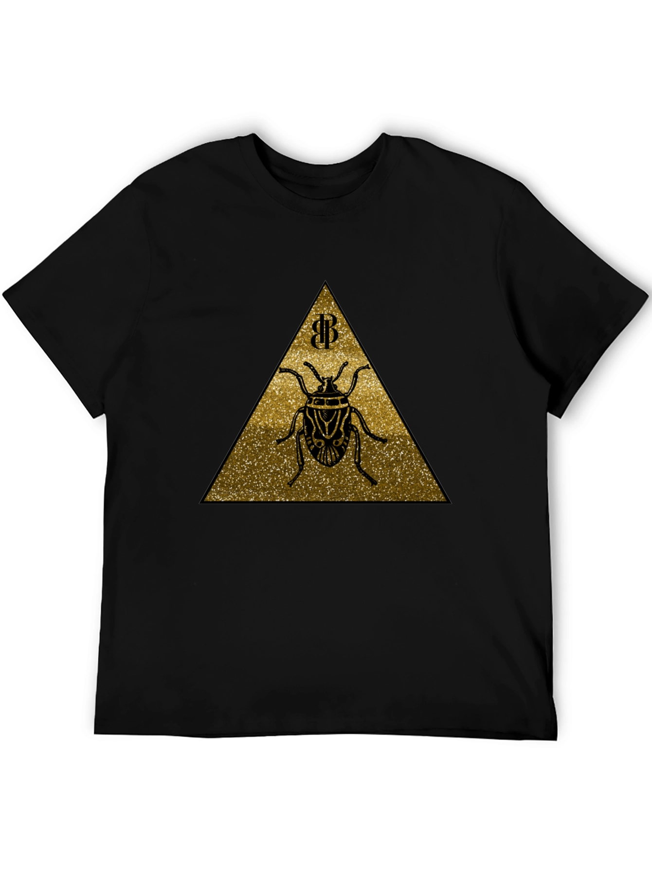 Golden Beetle Triangle Graphic Tee