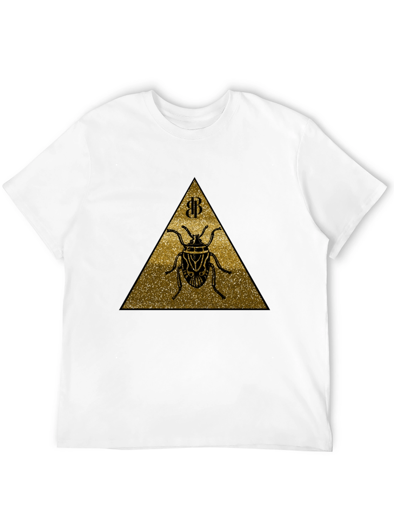 Golden Beetle Triangle Graphic Tee