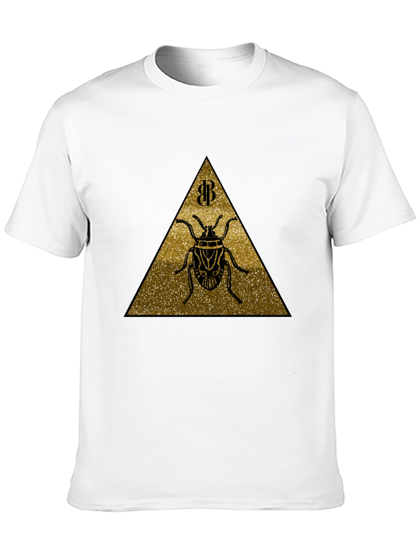 Golden Beetle Triangle Graphic Tee