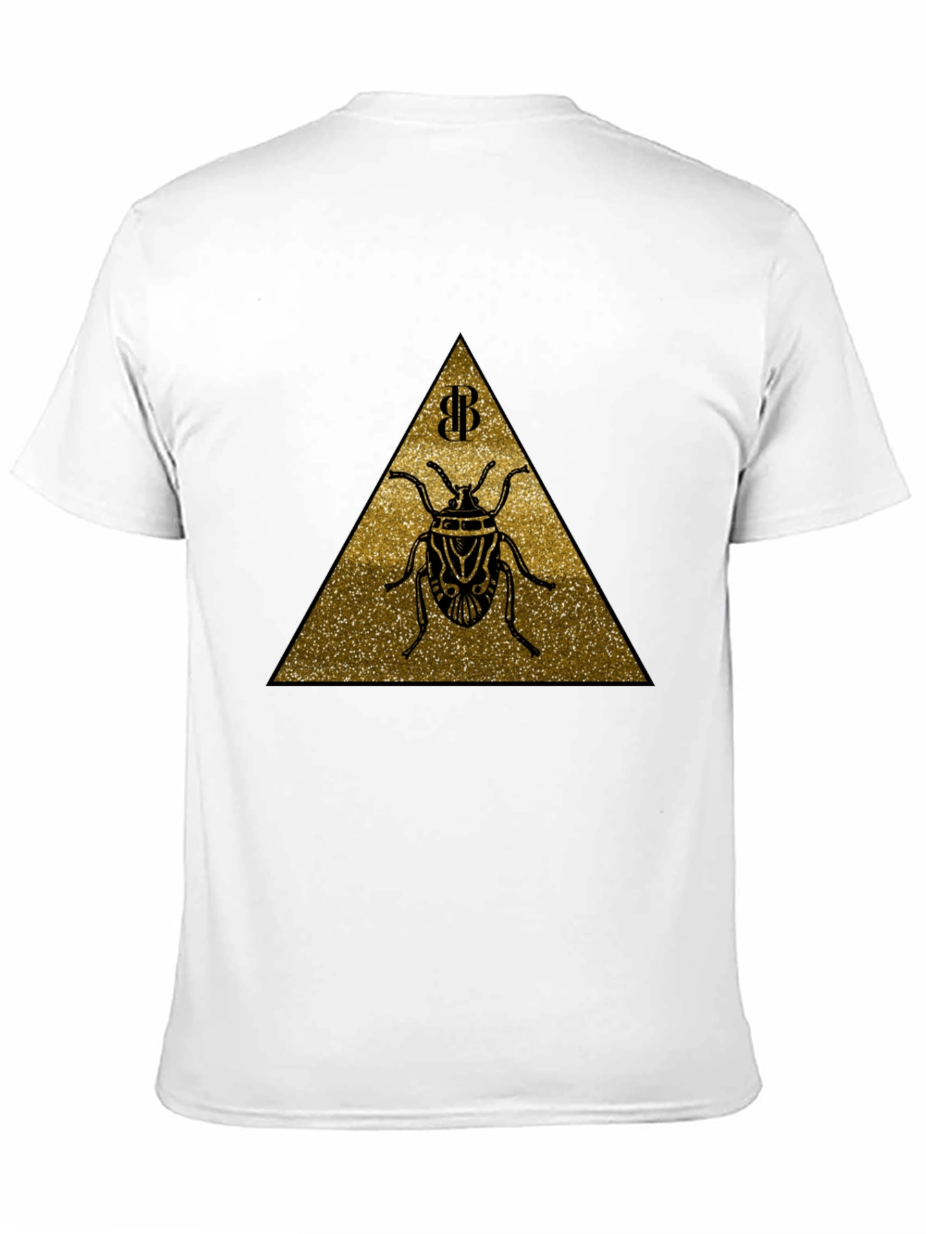 Golden Beetle Triangle Graphic Tee