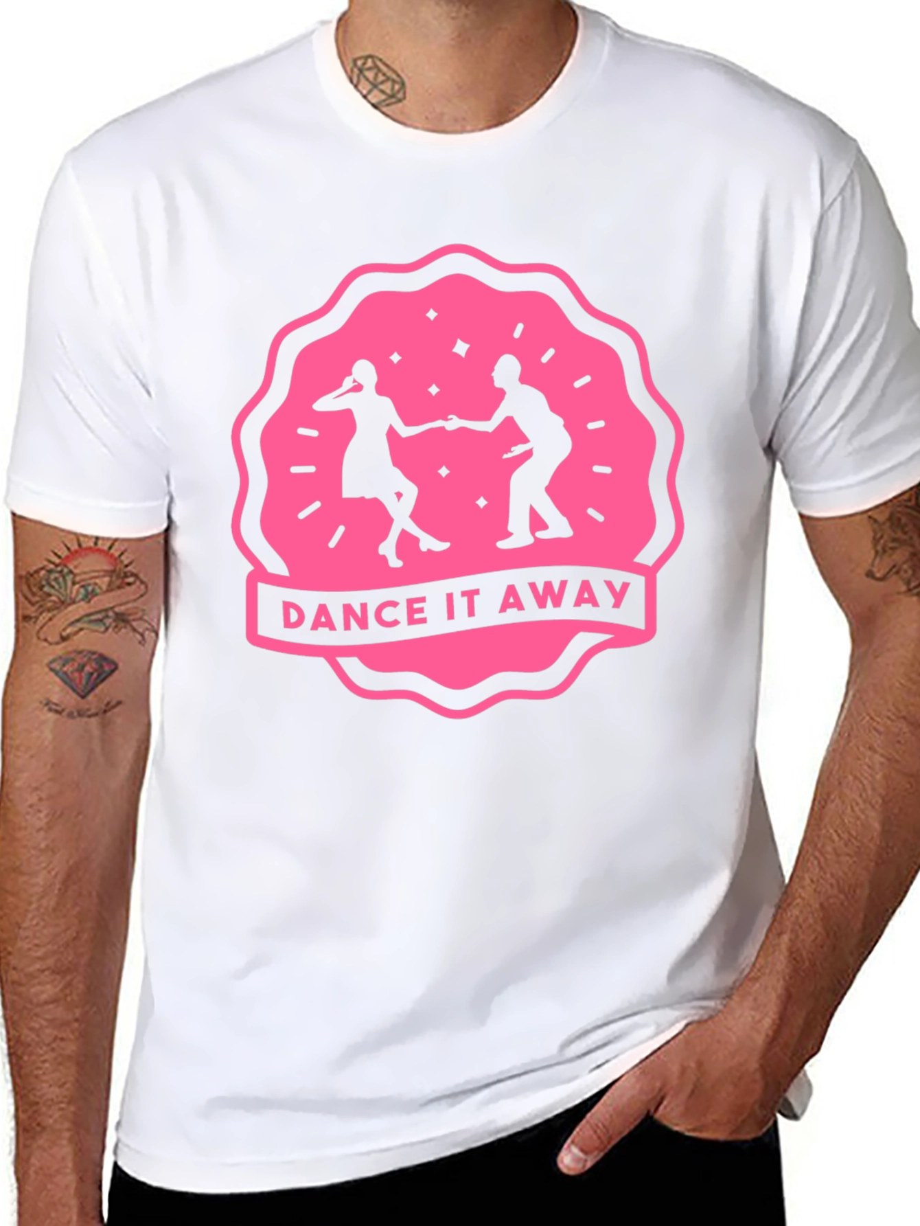 Dance It Away Graphic Tee - Retro Style