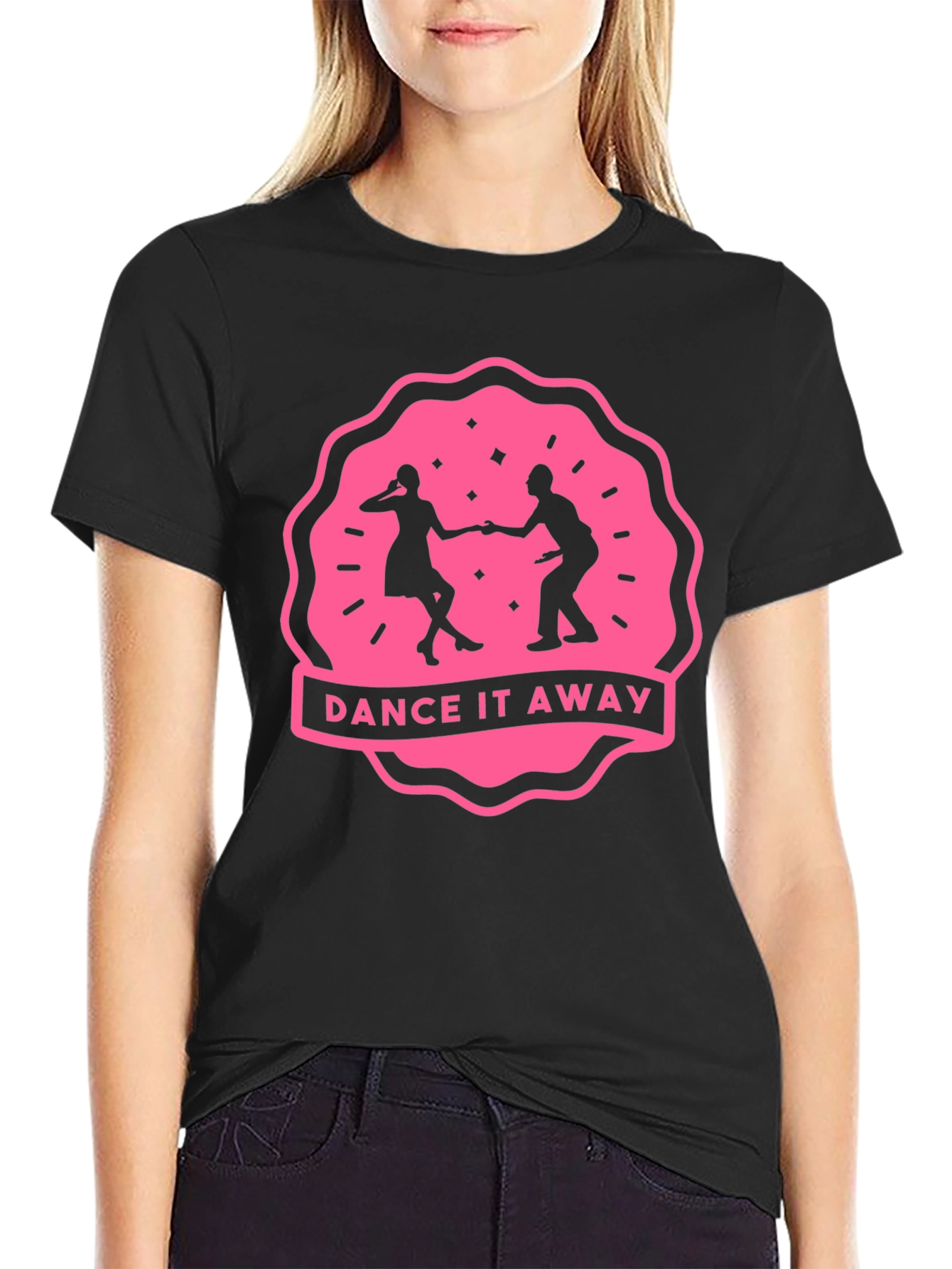 Dance It Away Graphic Tee - Retro Style