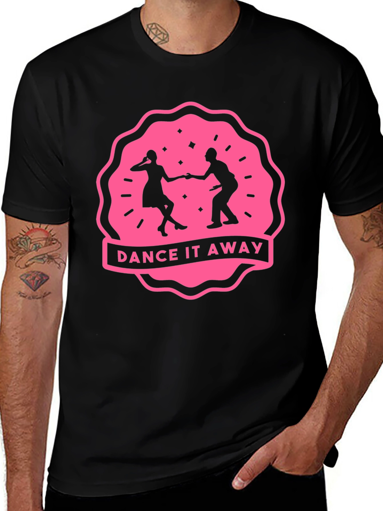 Dance It Away Graphic Tee - Retro Style