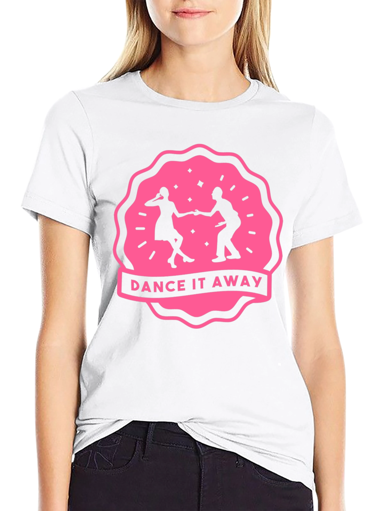Dance It Away Graphic Tee - Retro Style