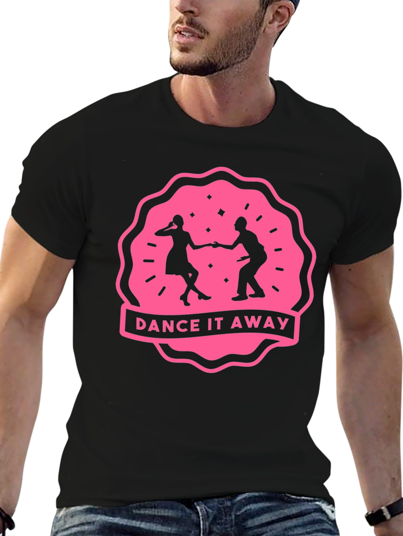 Dance It Away Graphic Tee - Retro Style