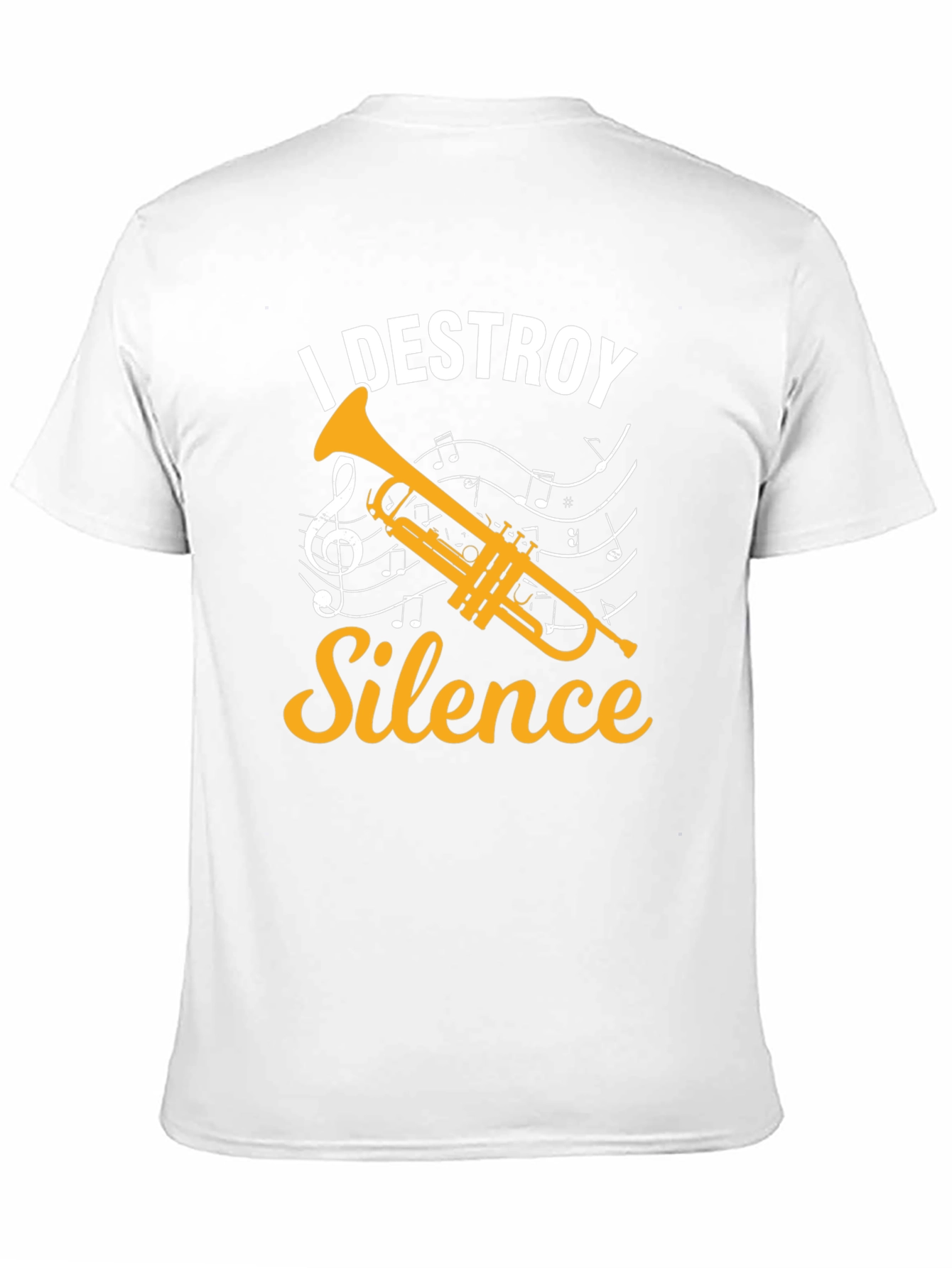 I Destroy Silence Trumpet Graphic T-Shirt