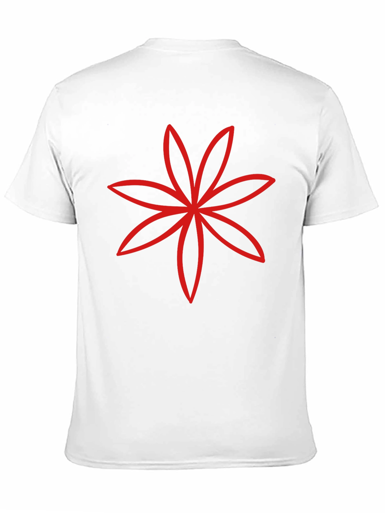 Modern Floral Graphic Tee - Black