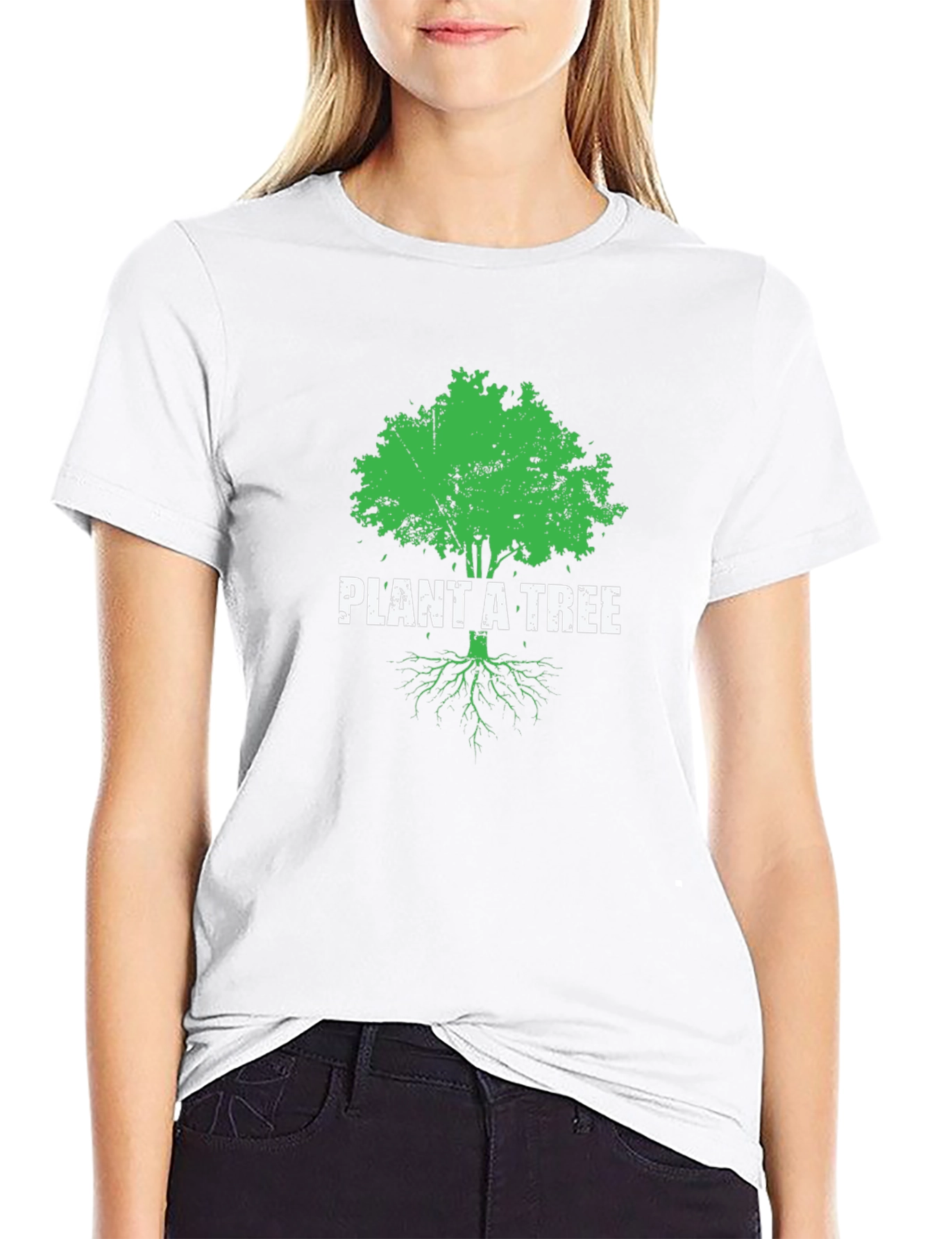Plant A Tree Graphic Tee - Eco-Friendly Shirt