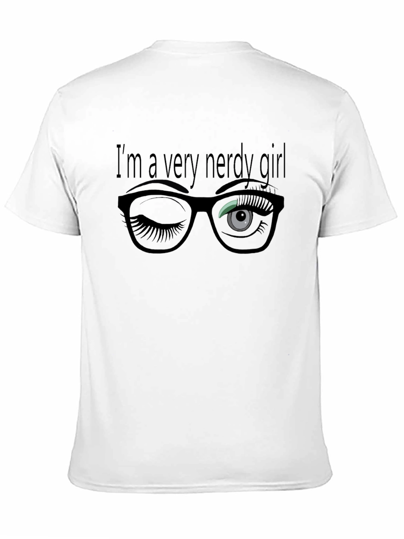 Nerdy Girl Graphic Tee - Stylish Unisex T-Shirt