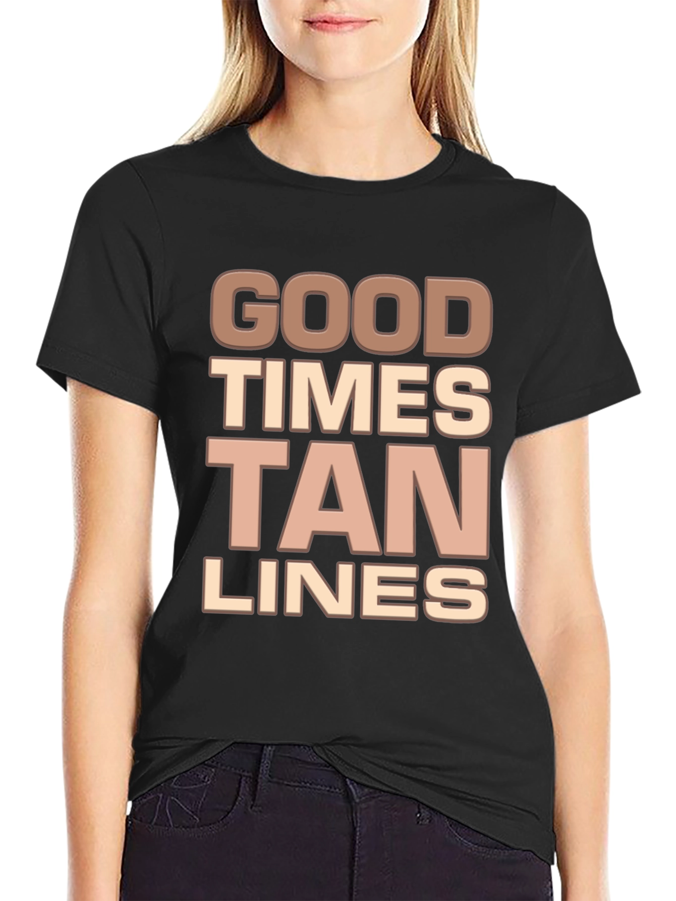 Good Times Tan Lines Graphic Tee - Summer Fun