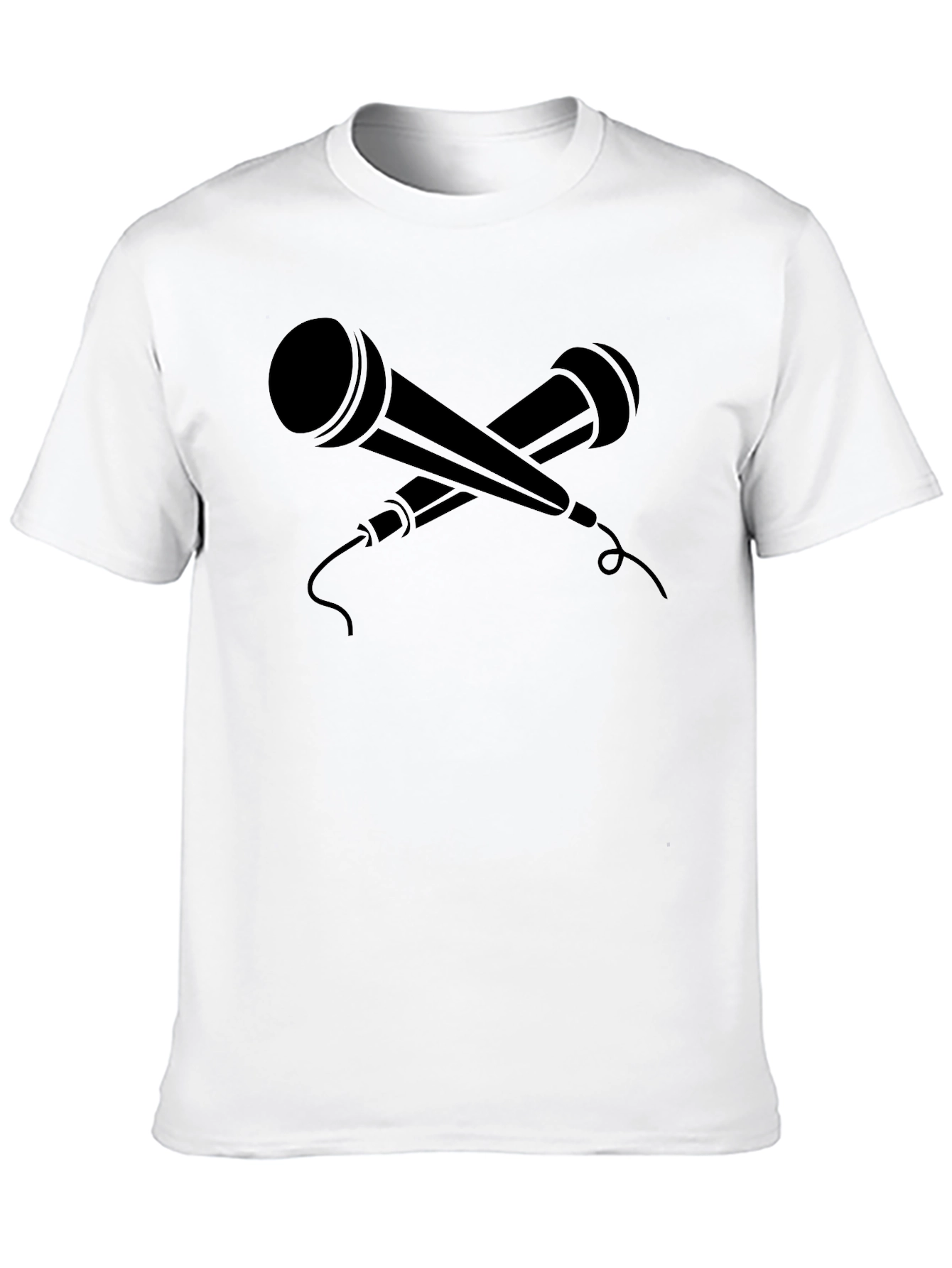 Mic Drop Graphic Tee - Mens Black T-Shirt