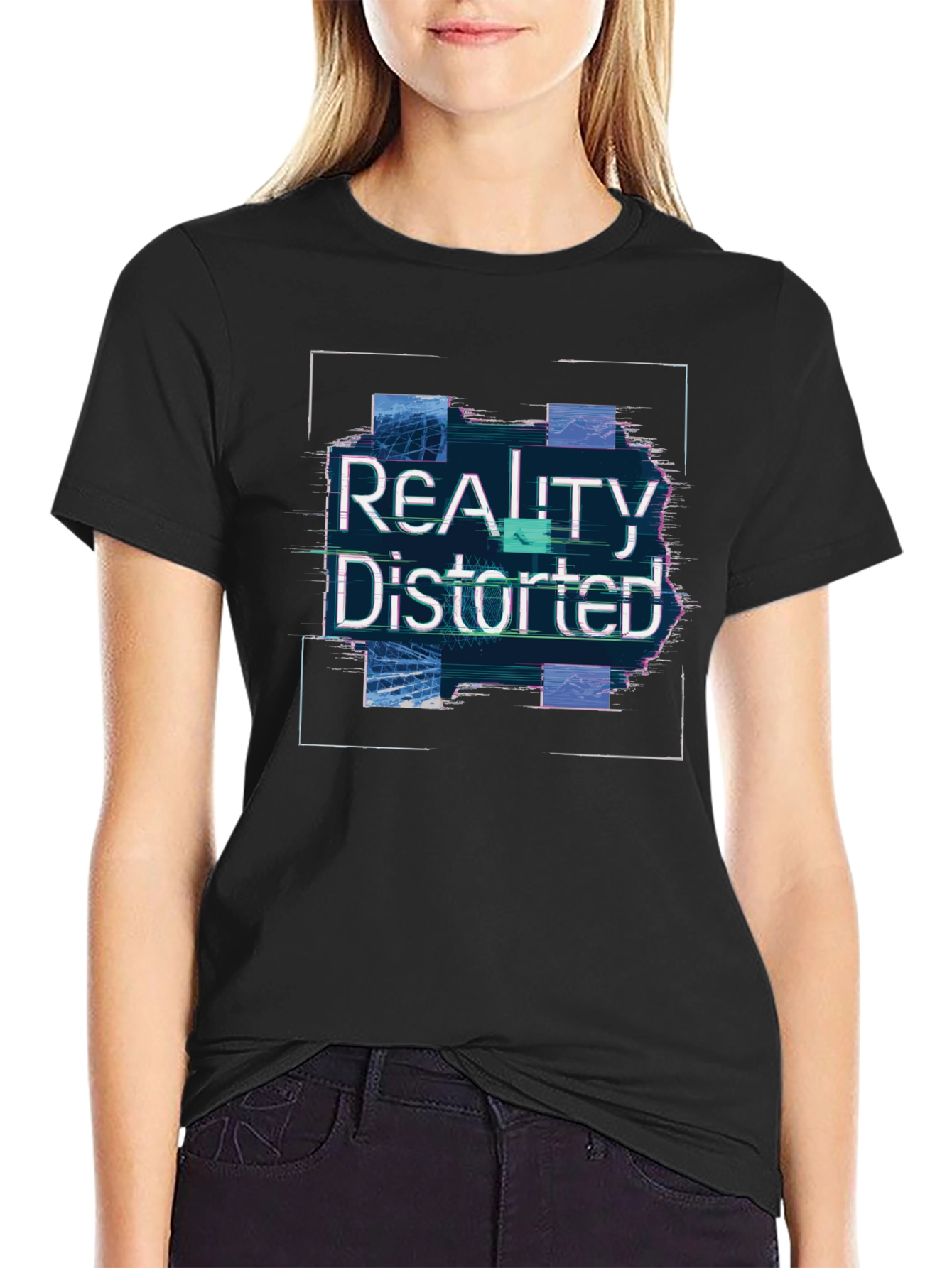 Reality Distorted Graphic Tee - Black