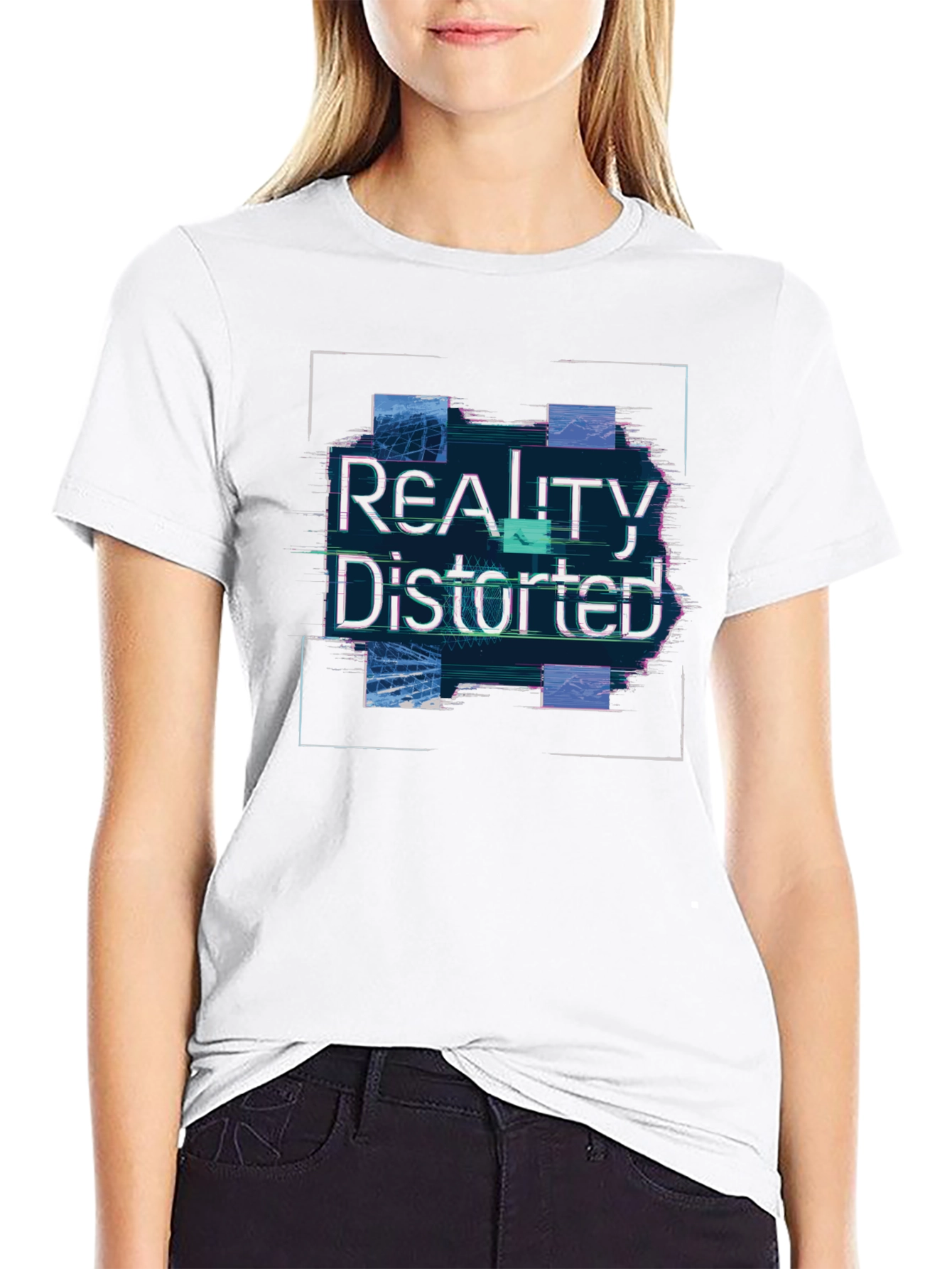 Reality Distorted Graphic Tee - Black