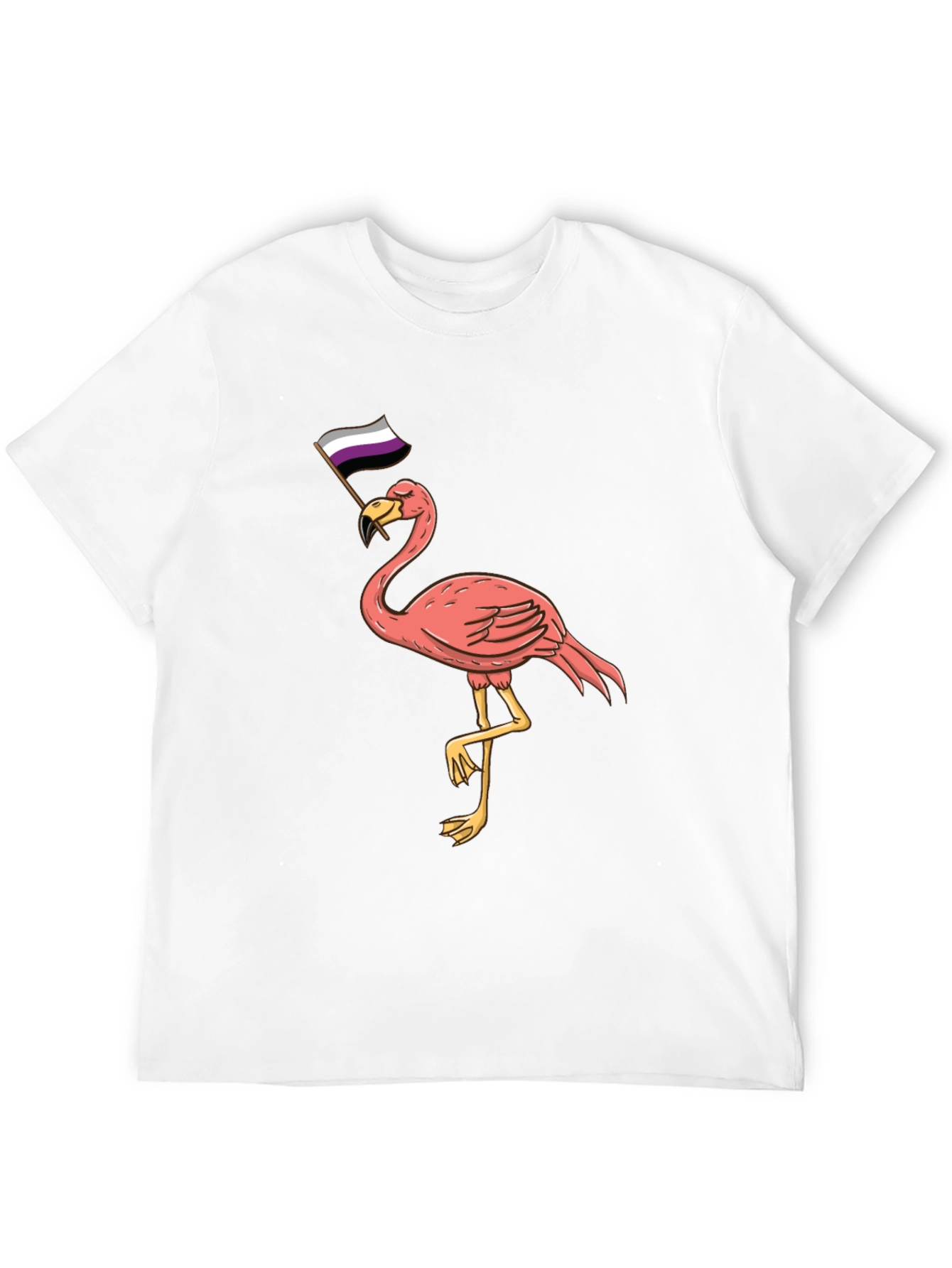 Asexual Pride Flamingo T-Shirt