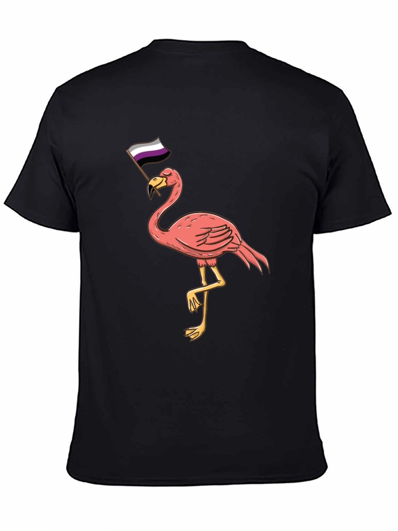 Asexual Pride Flamingo T-Shirt