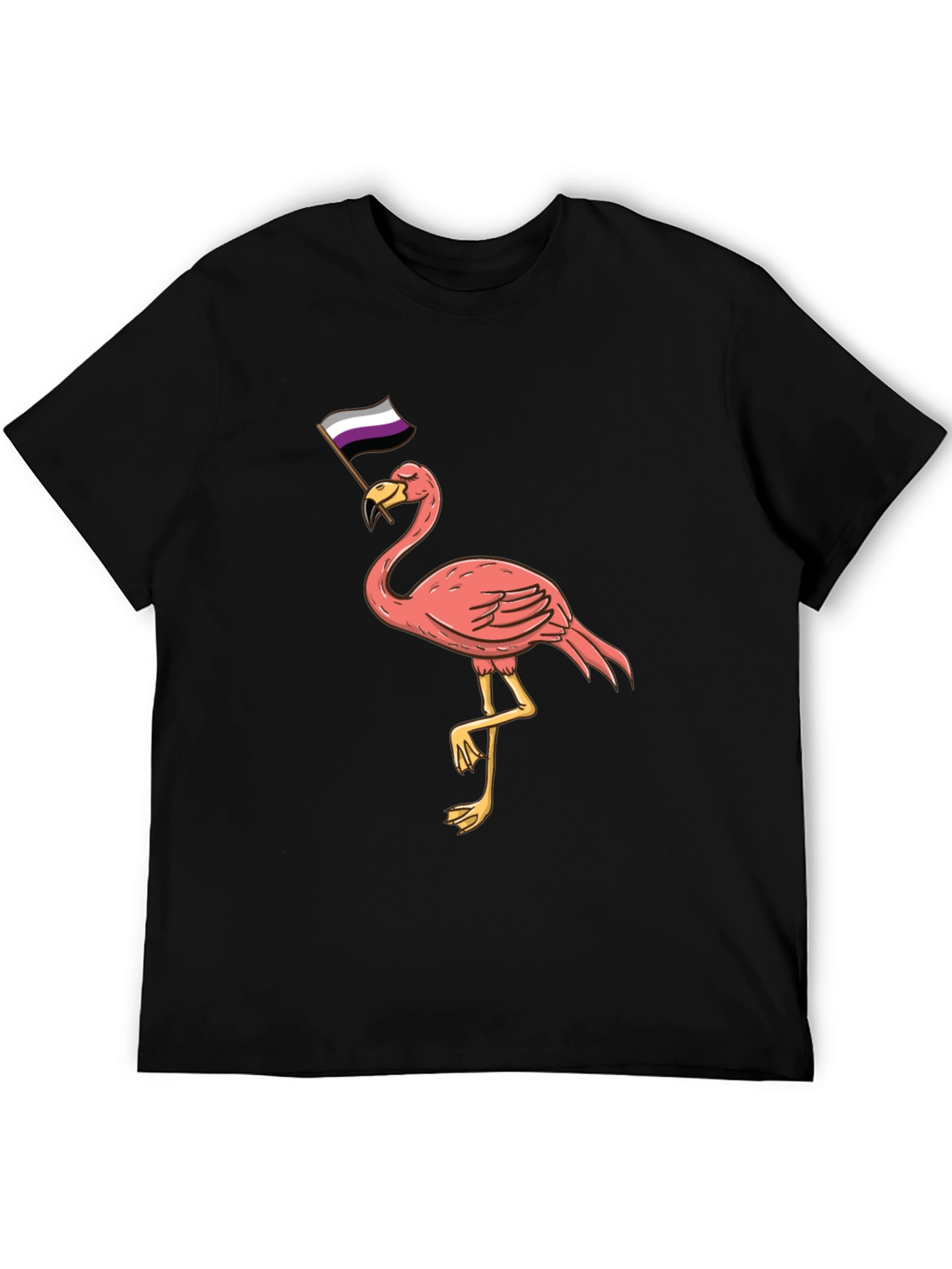 Asexual Pride Flamingo T-Shirt