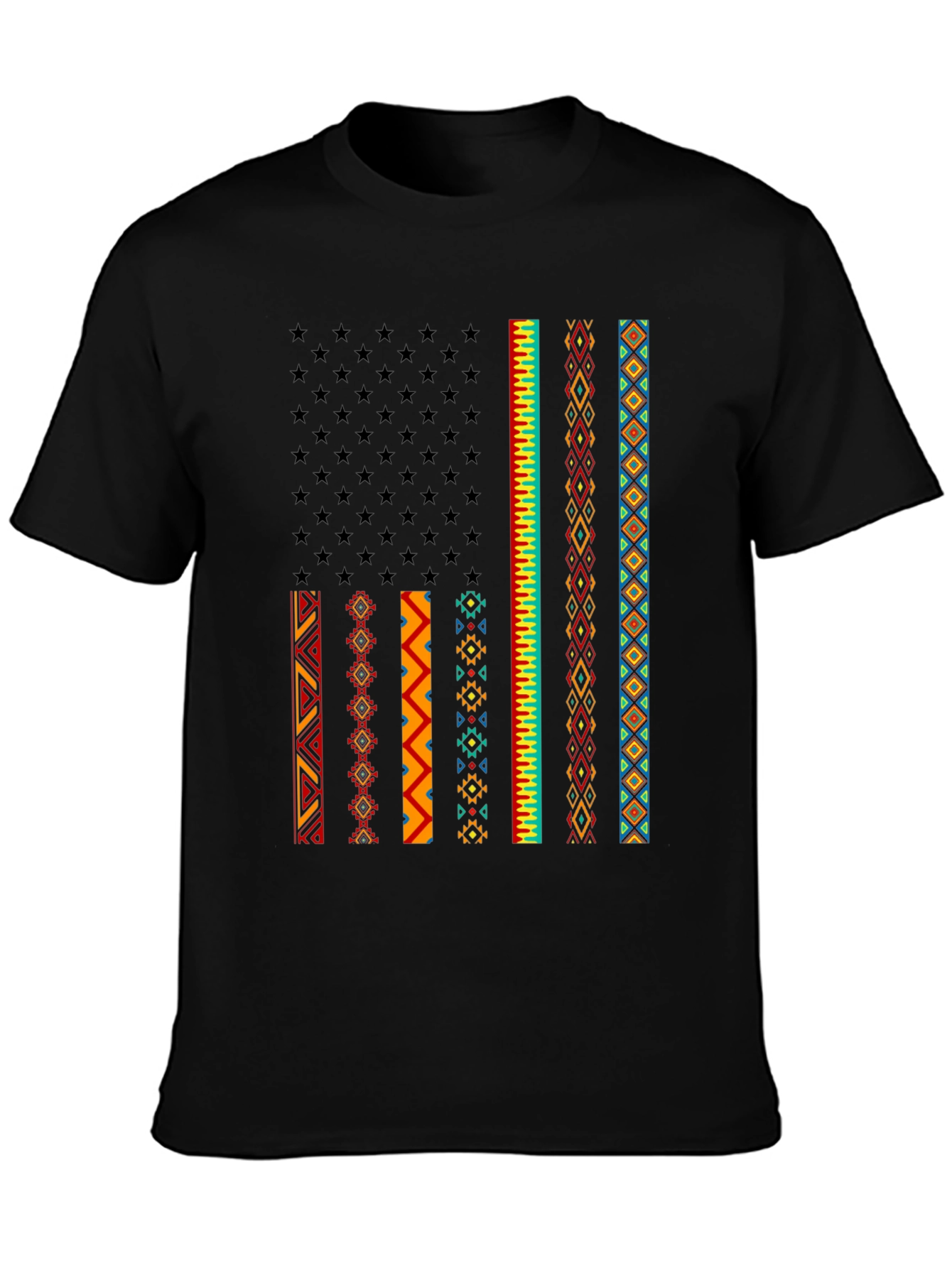 Aztec American Flag Graphic Tee