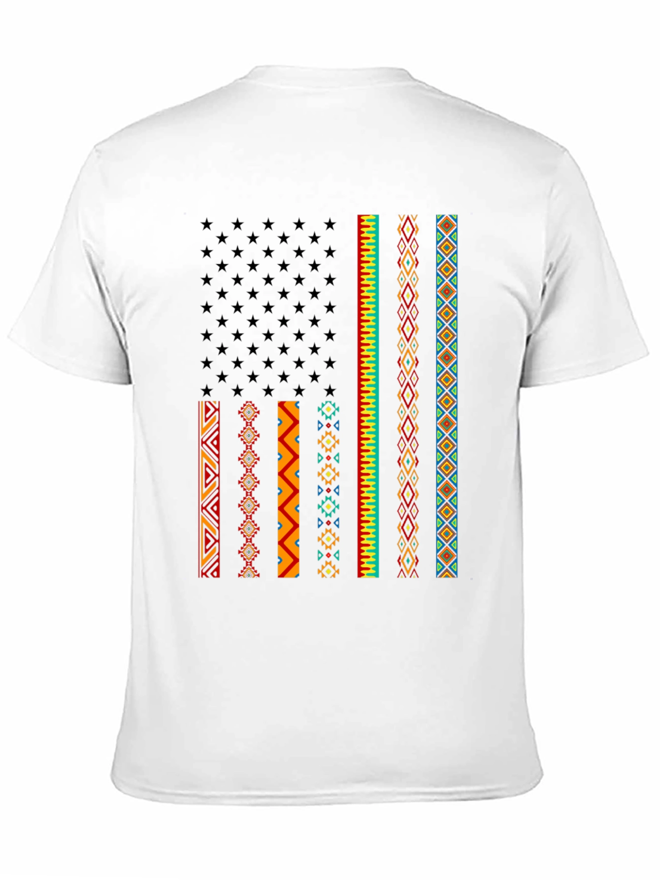 Aztec American Flag Graphic Tee