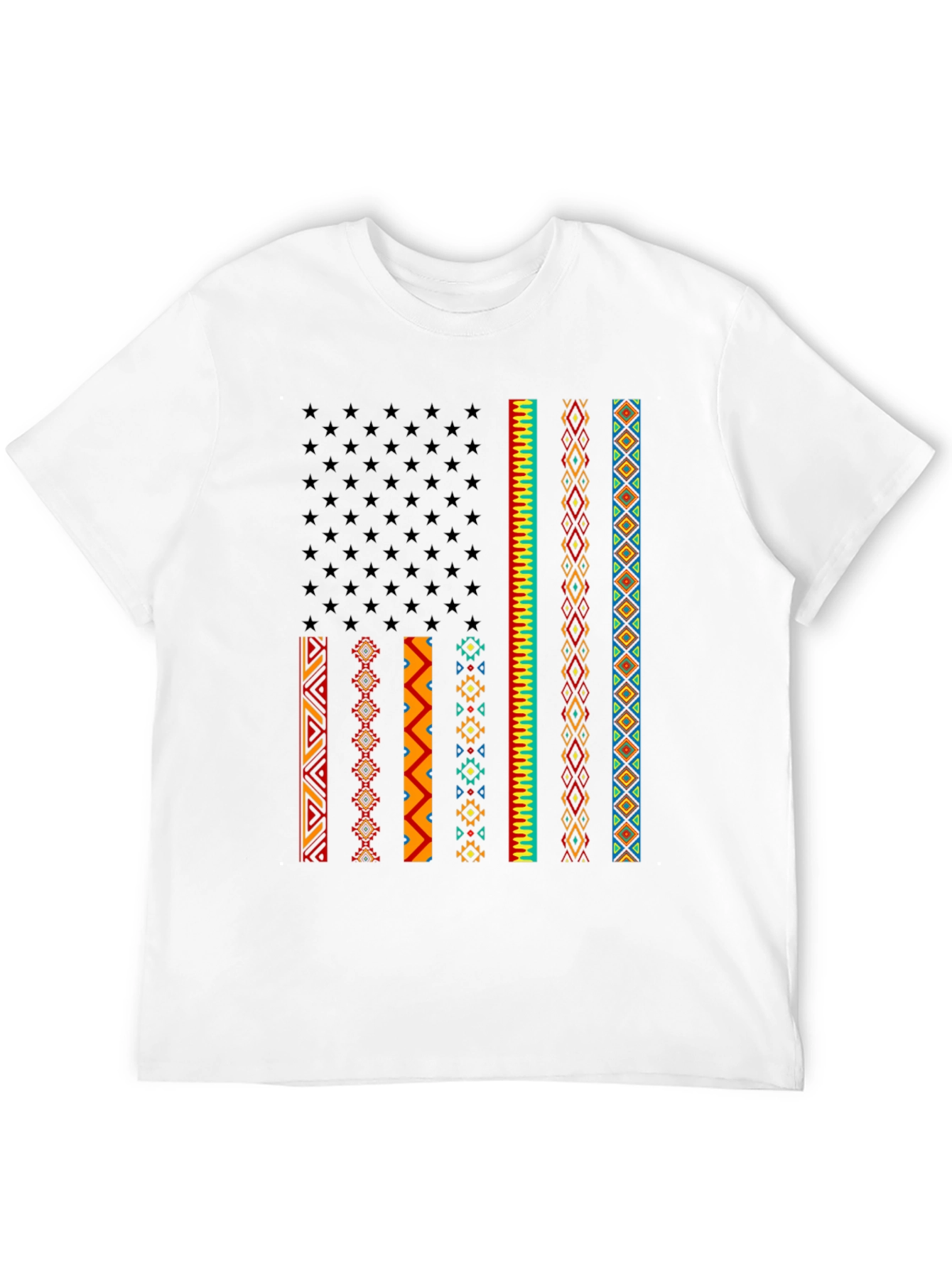 Aztec American Flag Graphic Tee