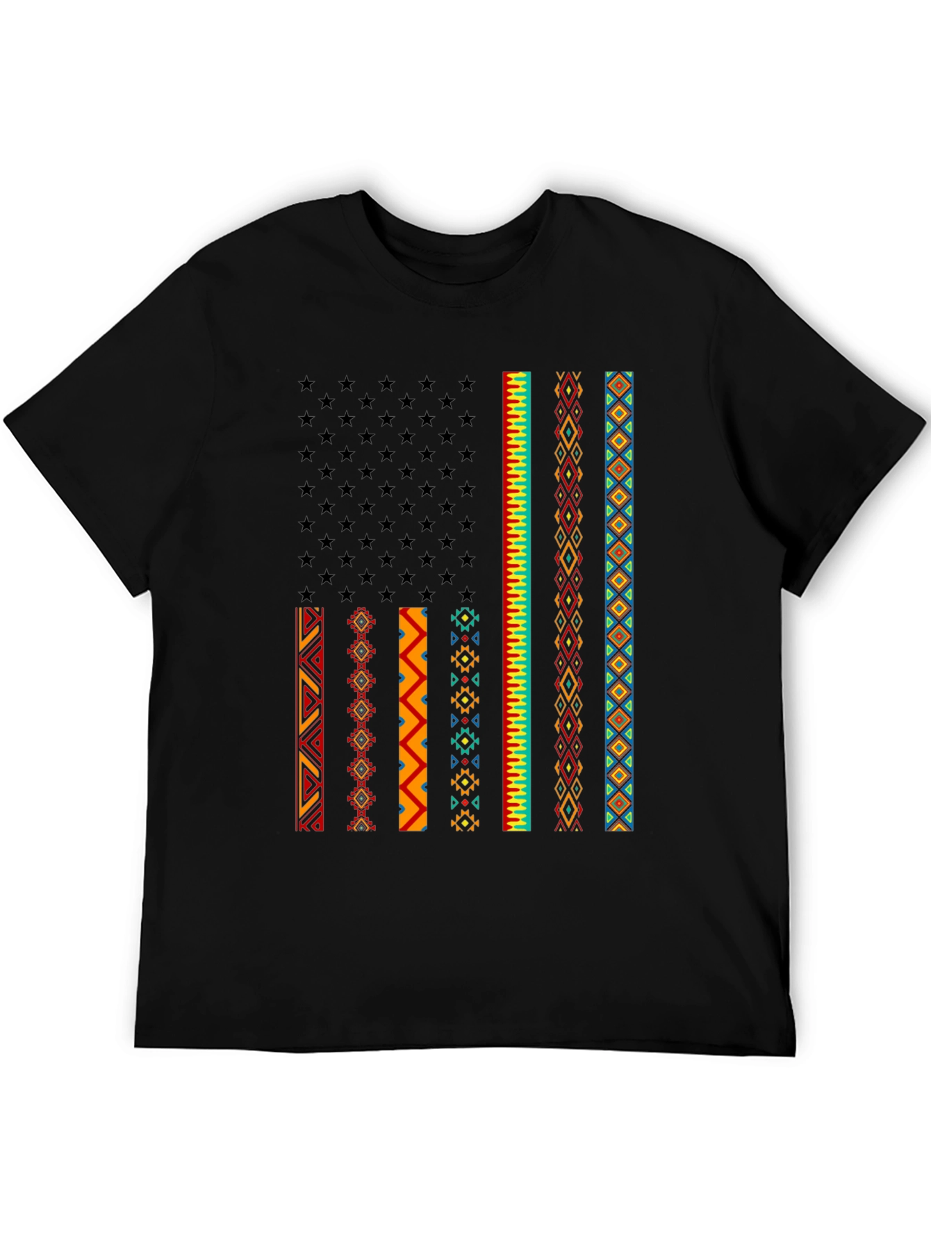 Aztec American Flag Graphic Tee