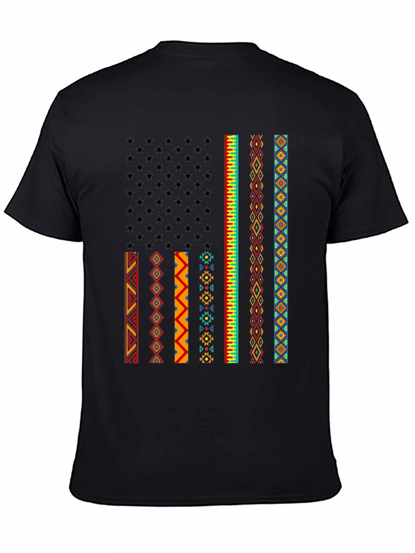 Aztec American Flag Graphic Tee