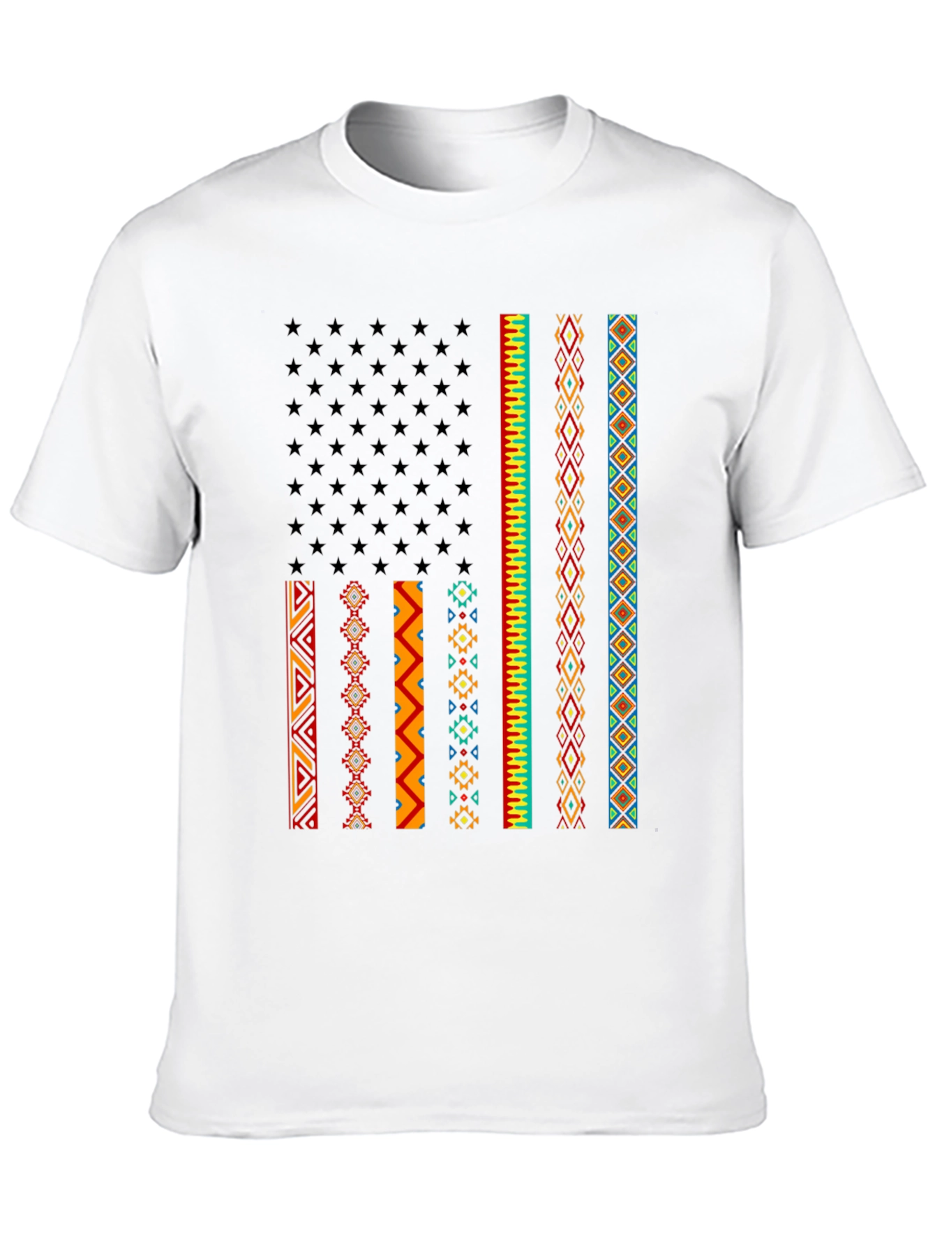 Aztec American Flag Graphic Tee
