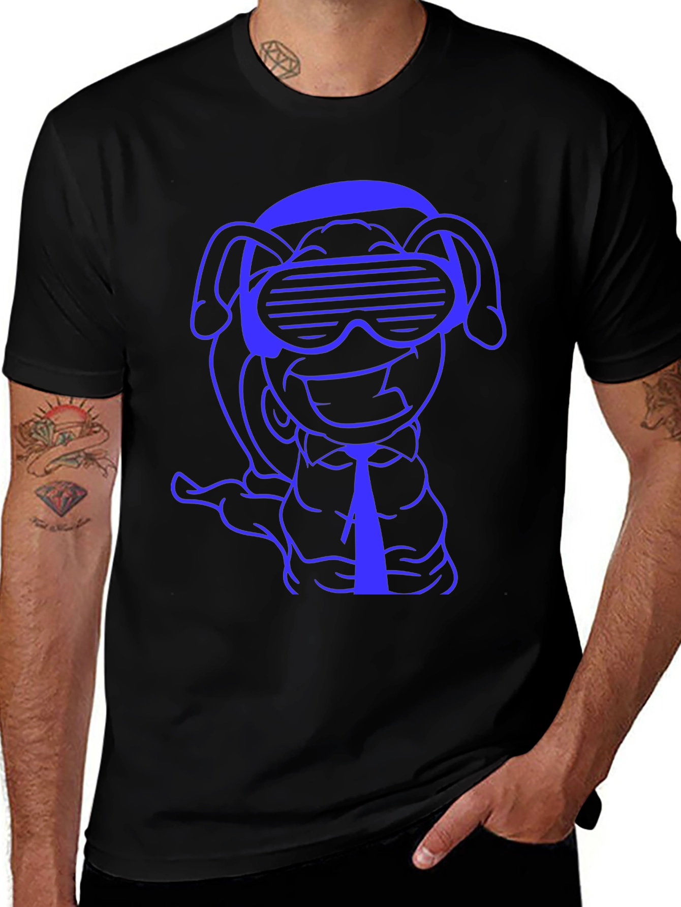 Cool Cartoon Dog T-Shirt