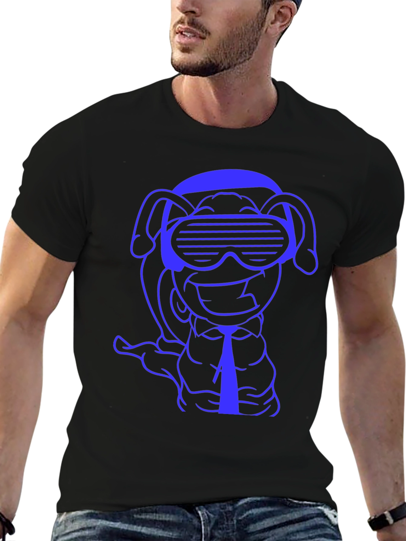 Cool Cartoon Dog T-Shirt