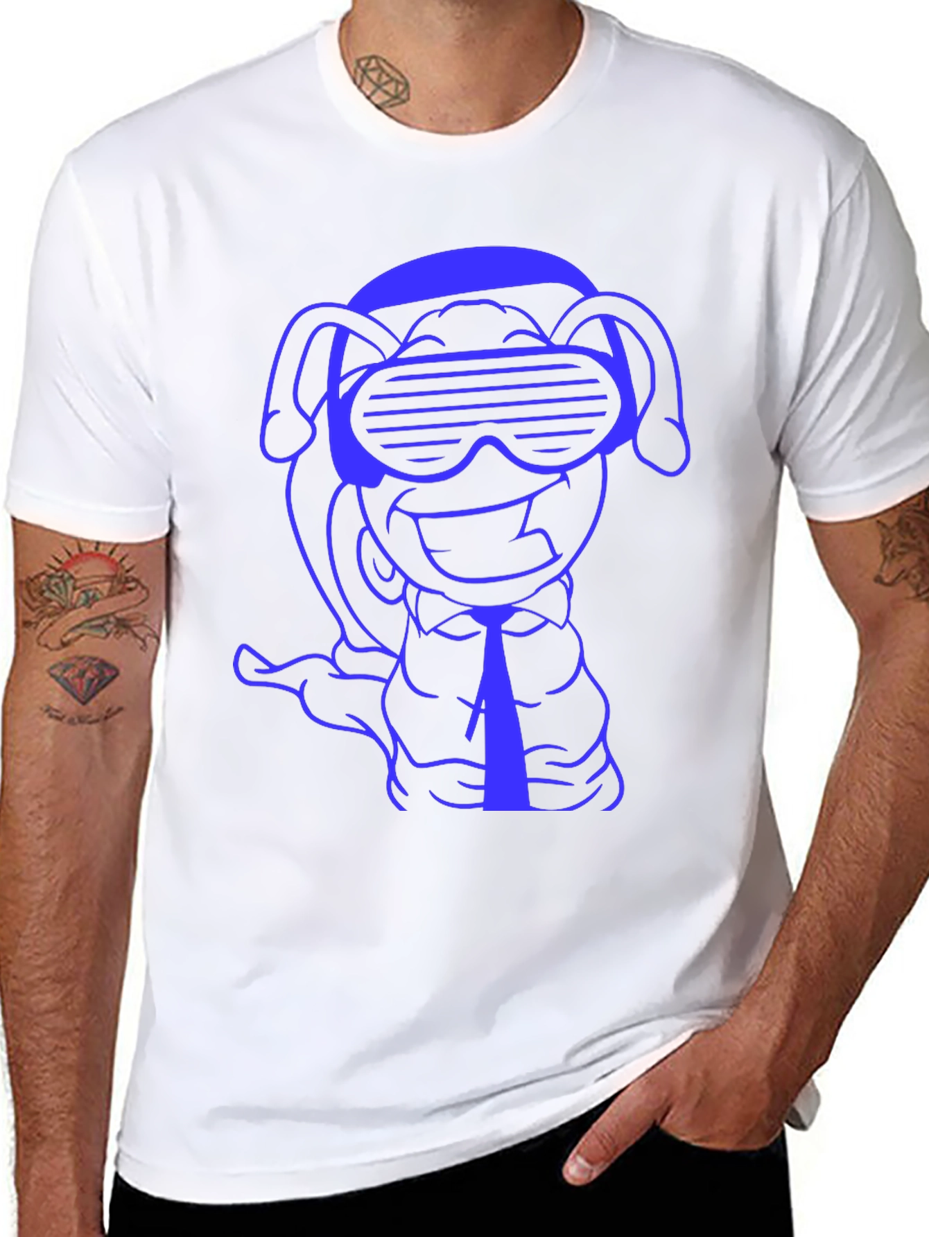 Cool Cartoon Dog T-Shirt