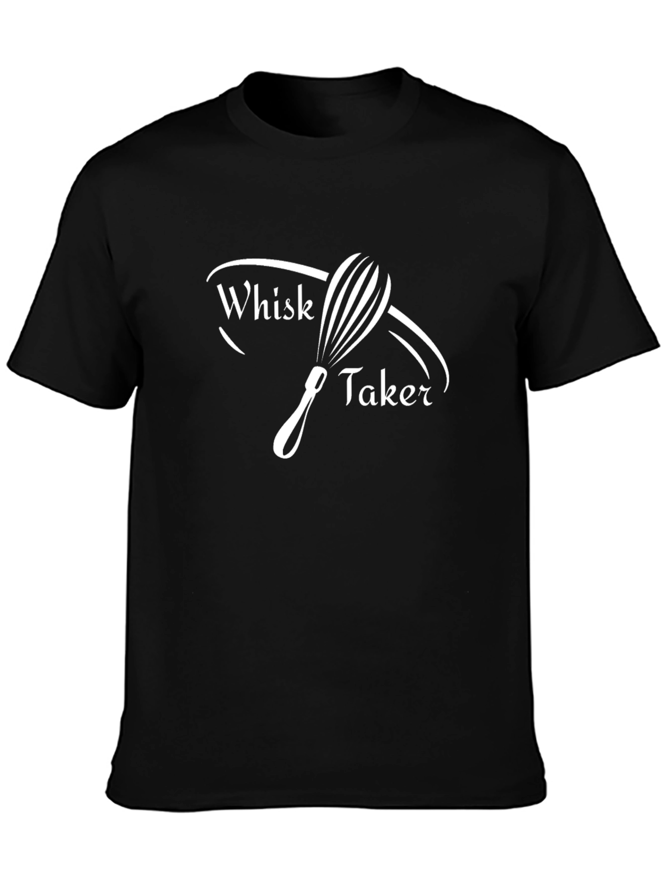 Whisk Taker Graphic Tee - Black Cotton Blend