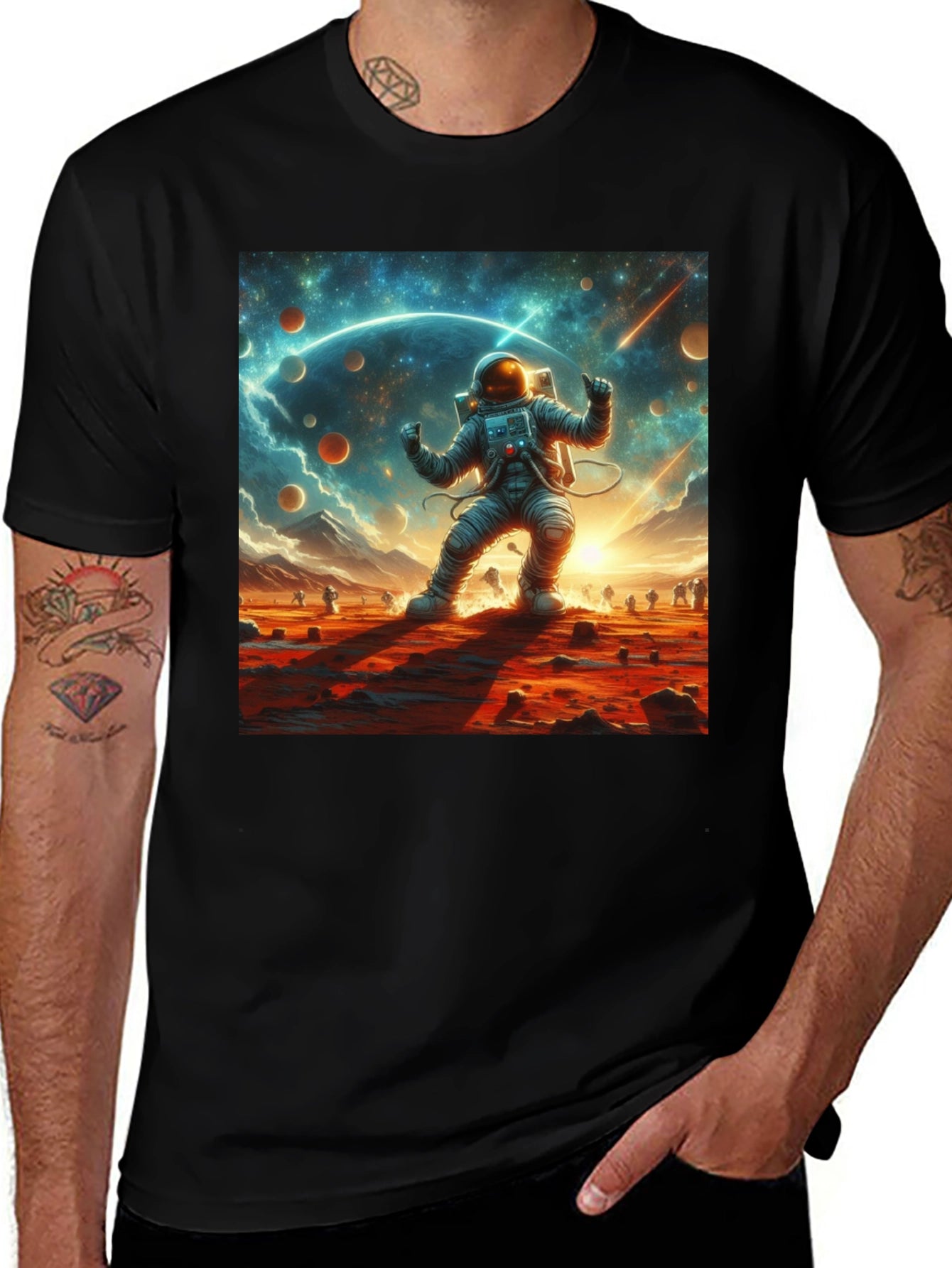 Astronaut Space T-Shirt